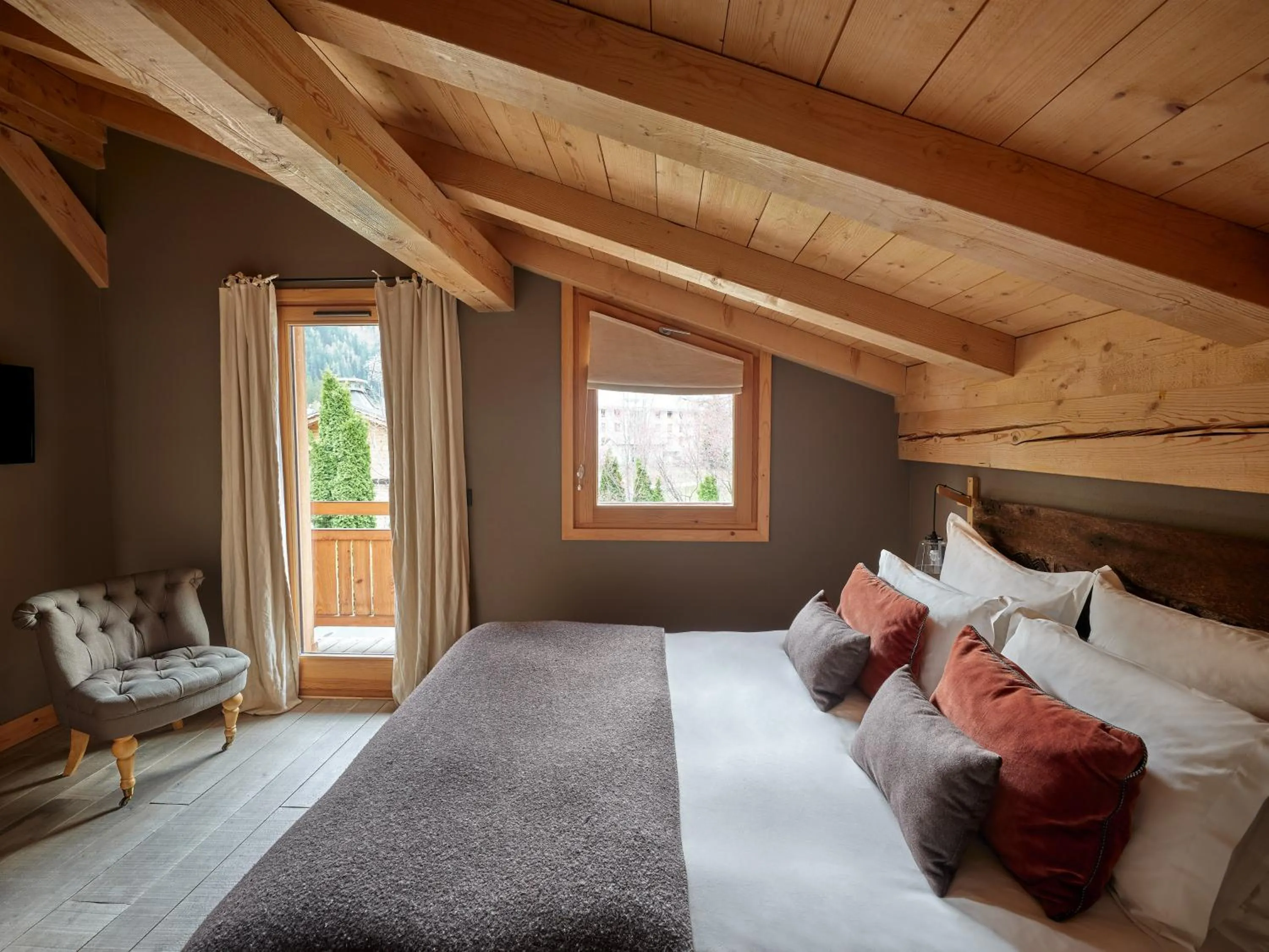 Bedroom, Bed in Les Rives d'Argentière