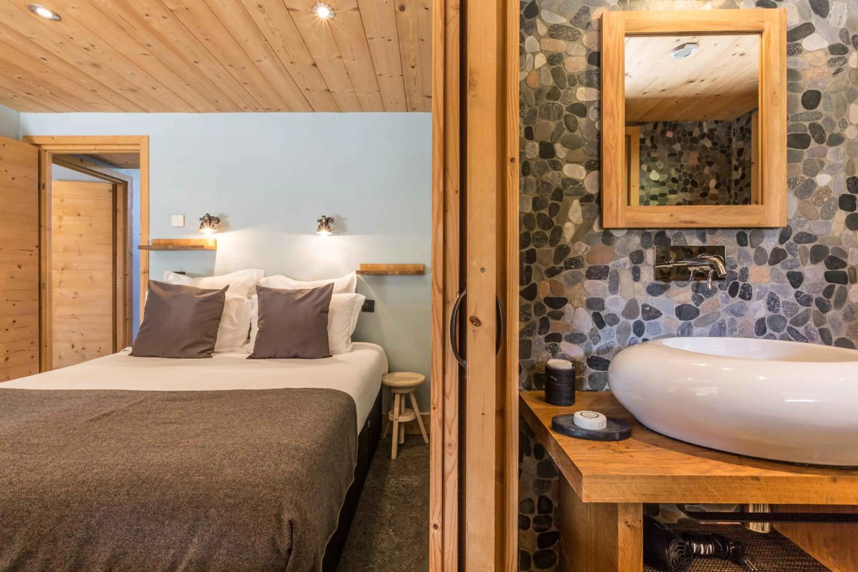 Bed in Les Rives d'Argentière