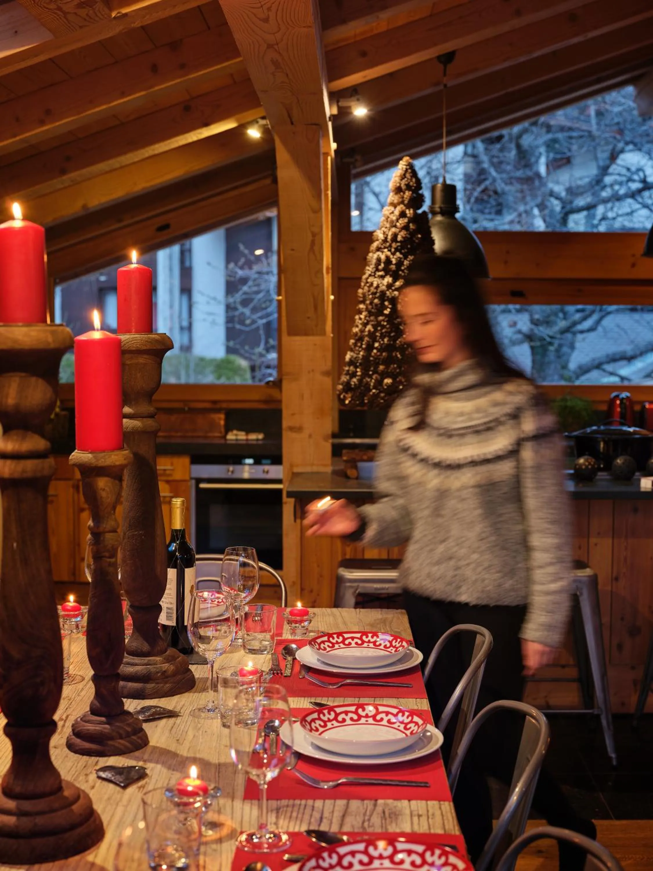 Dining area in Les Rives d'Argentière