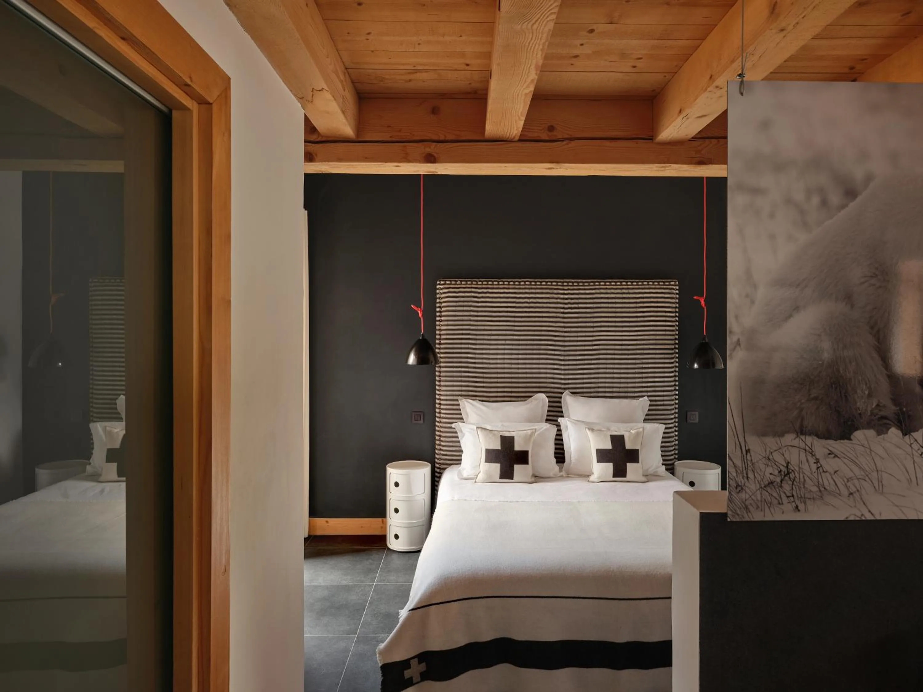 Bed in Les Rives d'Argentière