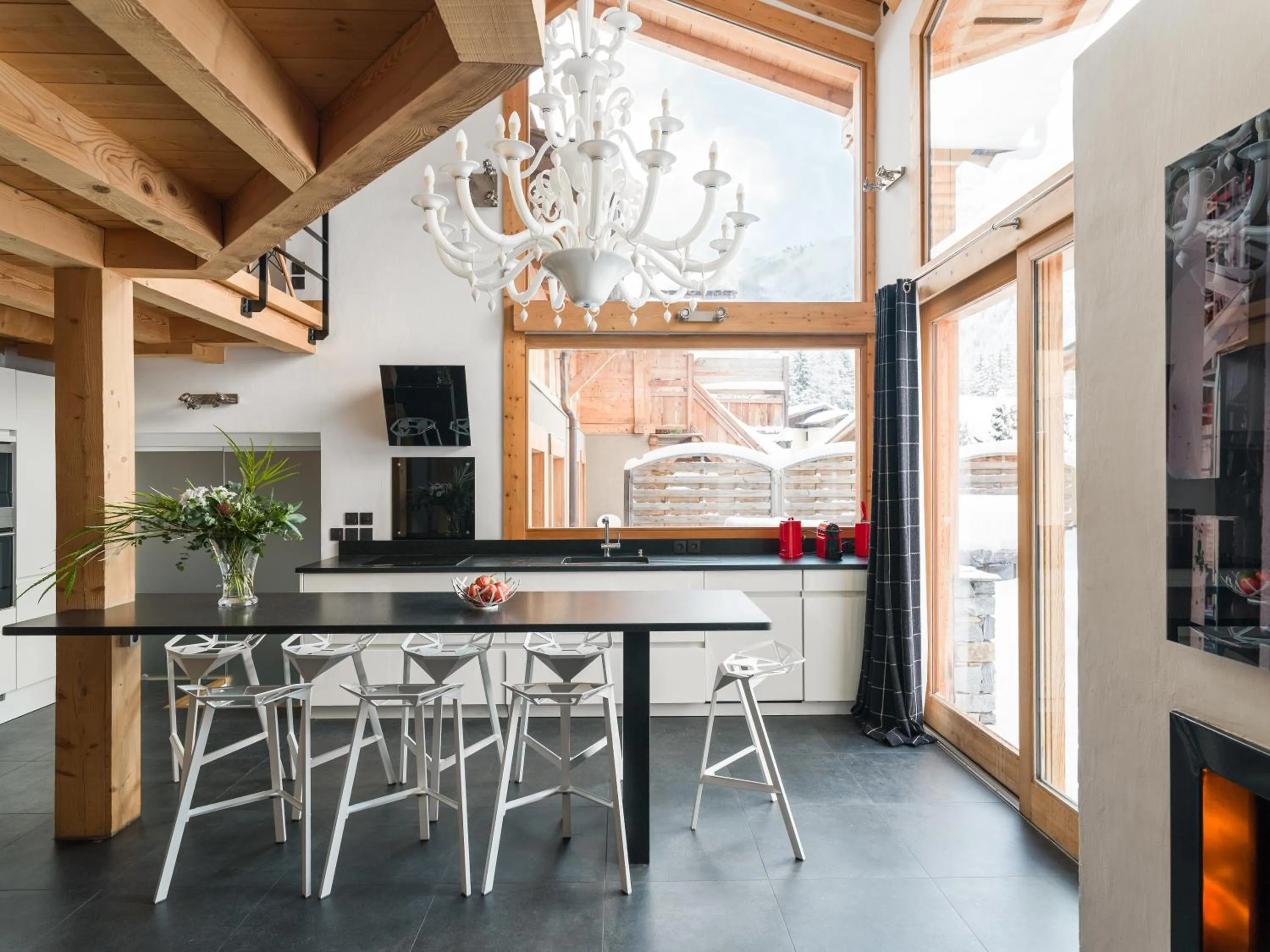 Winter in Les Rives d'Argentière