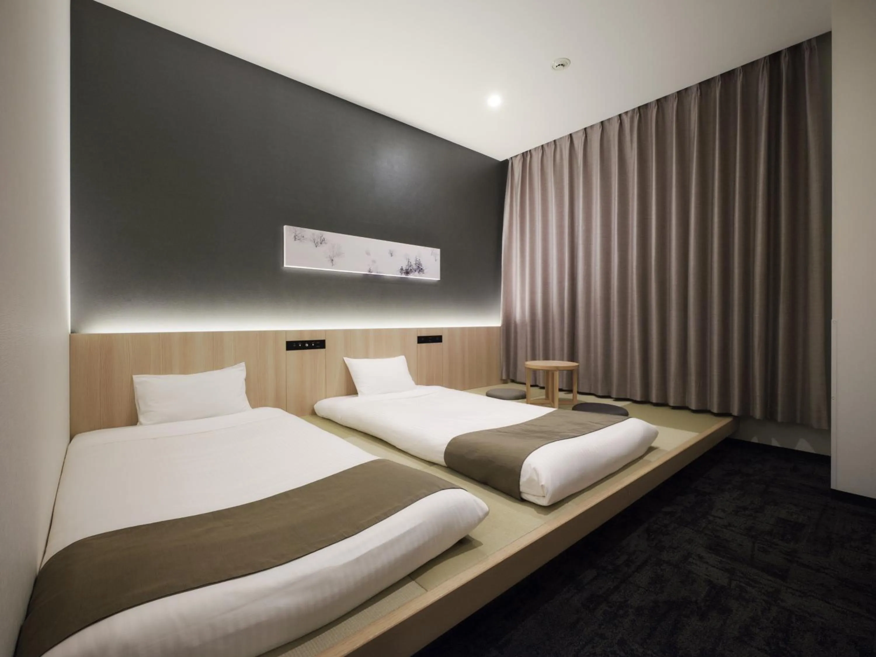 Bed in hotel MONday Premium TOYOSU