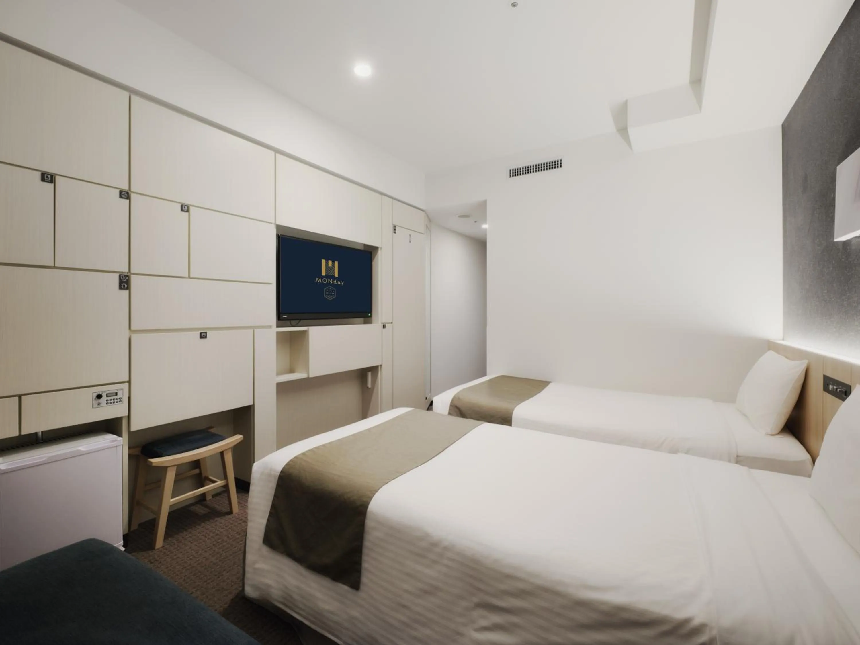 Bed in hotel MONday Premium TOYOSU