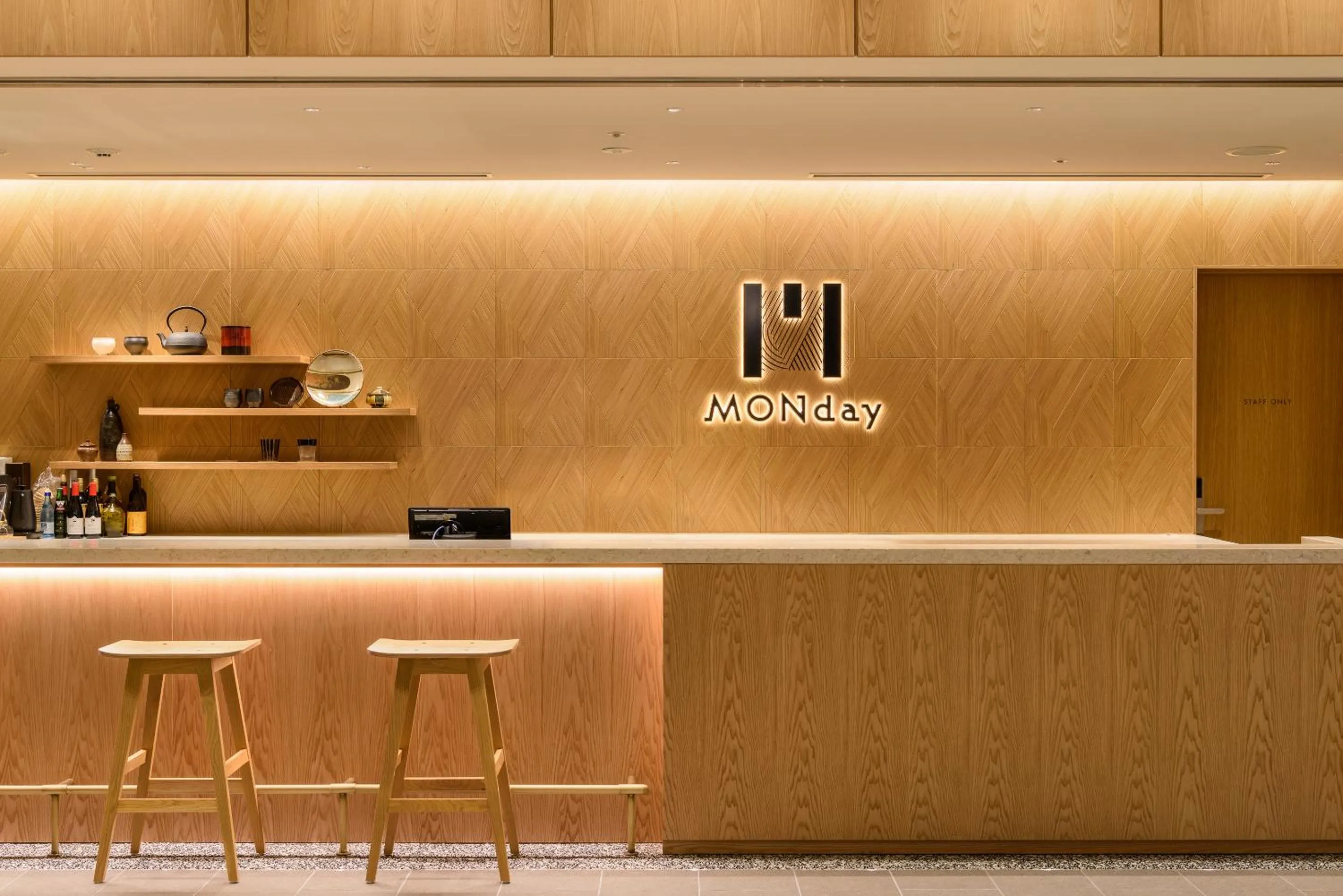 Lobby or reception in hotel MONday Premium TOYOSU