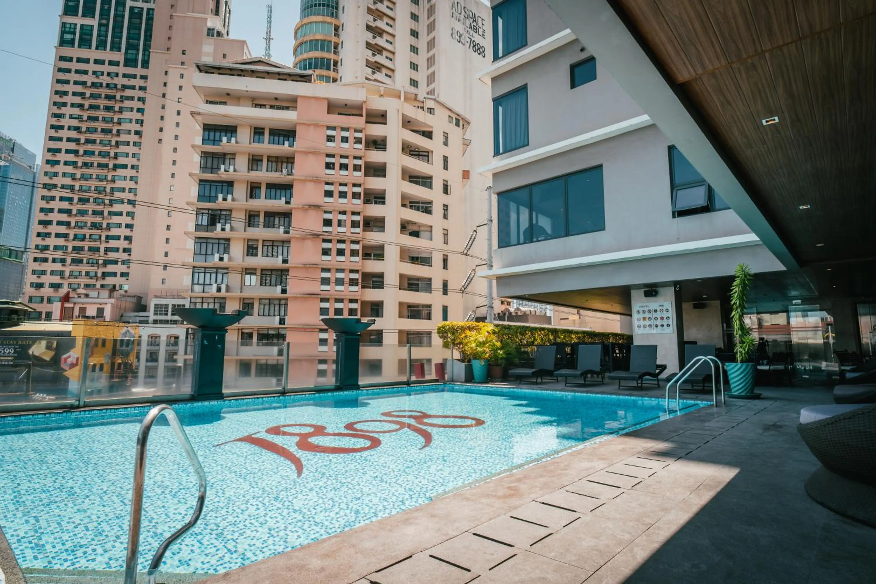 Swimming pool in 1898 Hotel Colonia En Las Filipinas