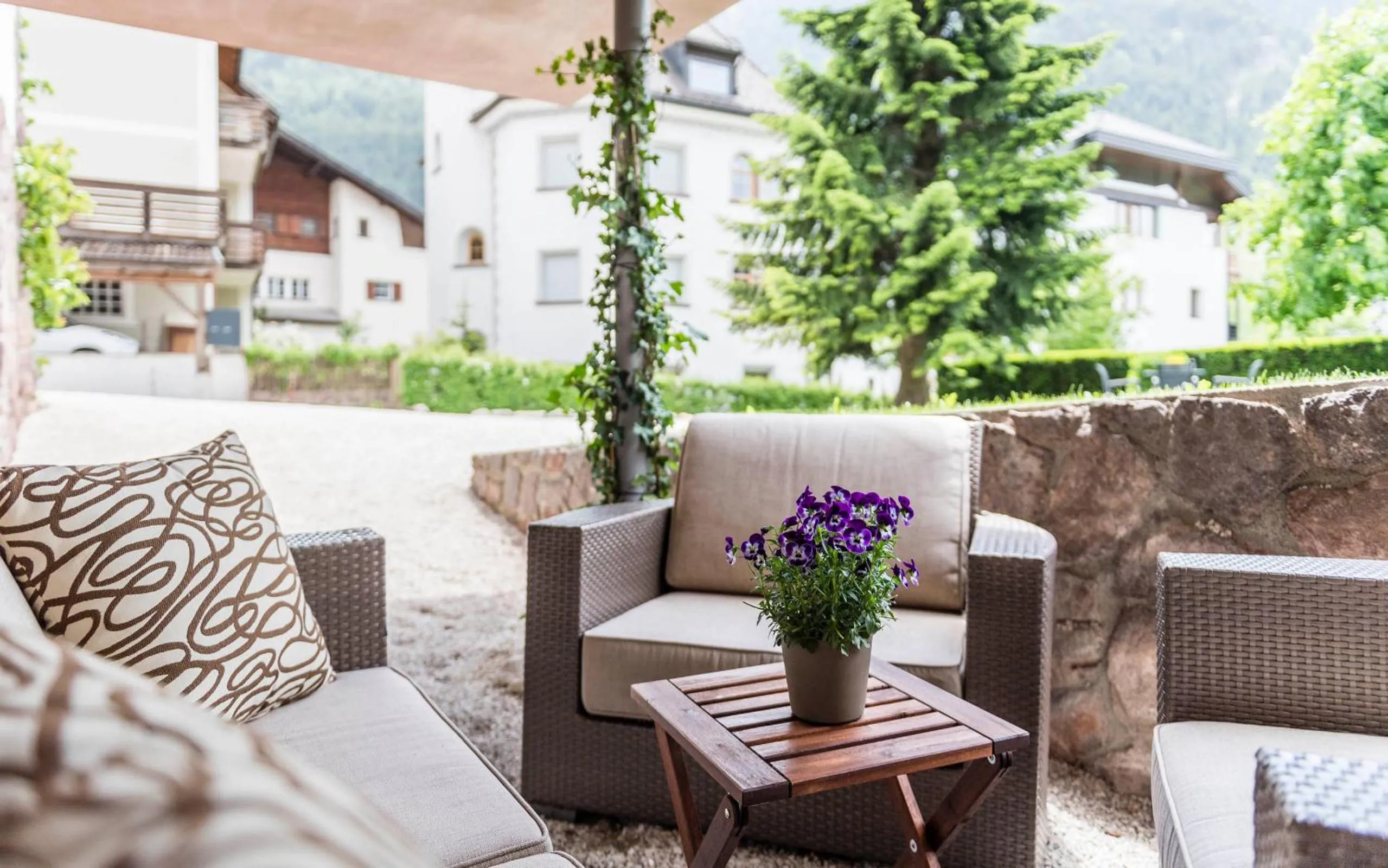 Patio in B&B Villa Angelino