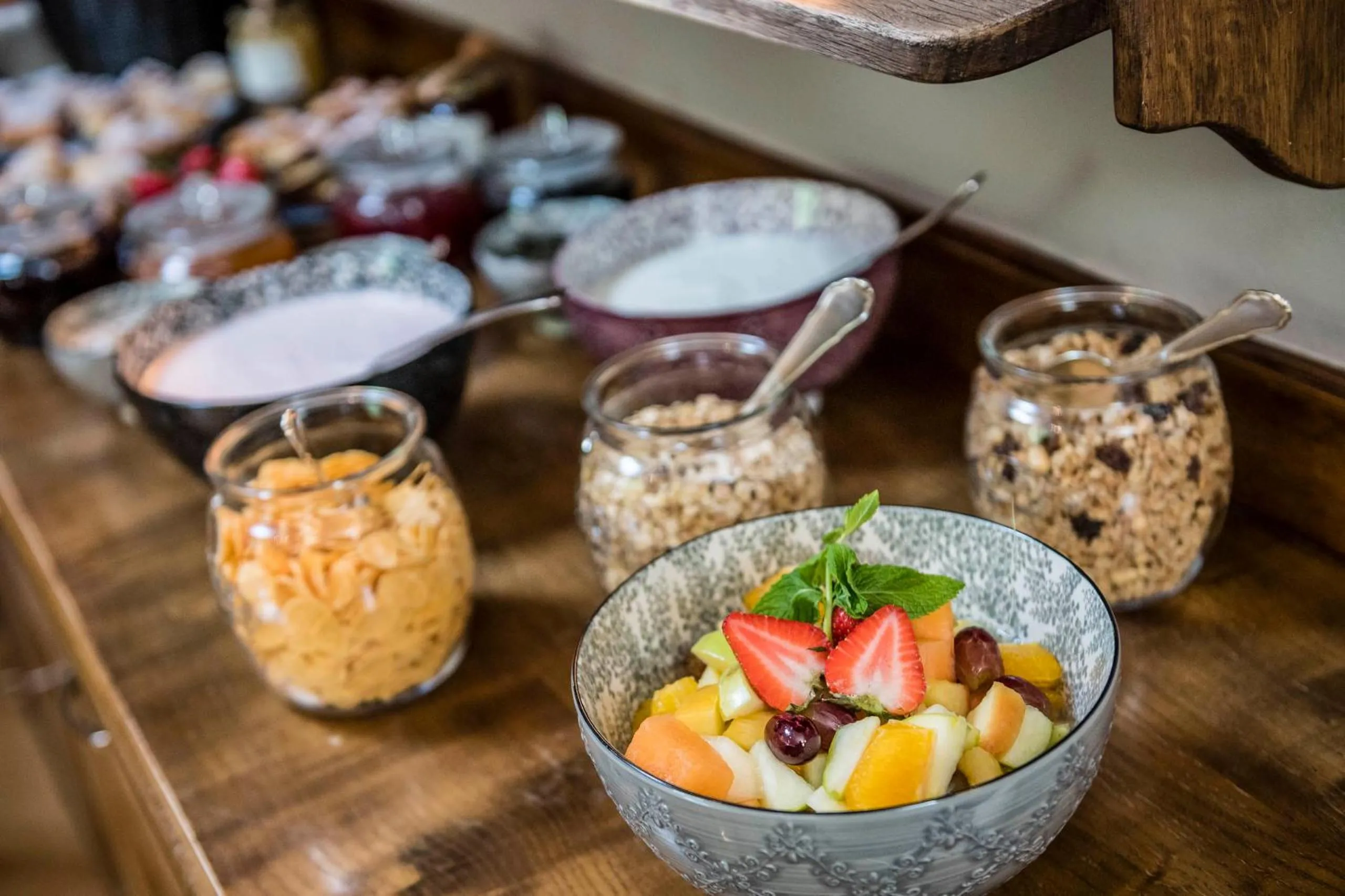 Continental breakfast in B&B Villa Angelino