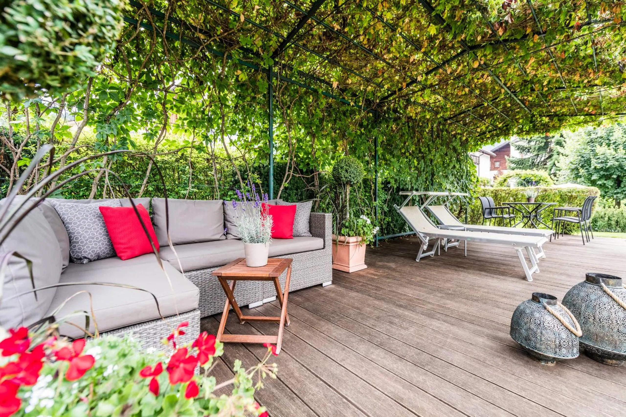 Garden in B&B Villa Angelino