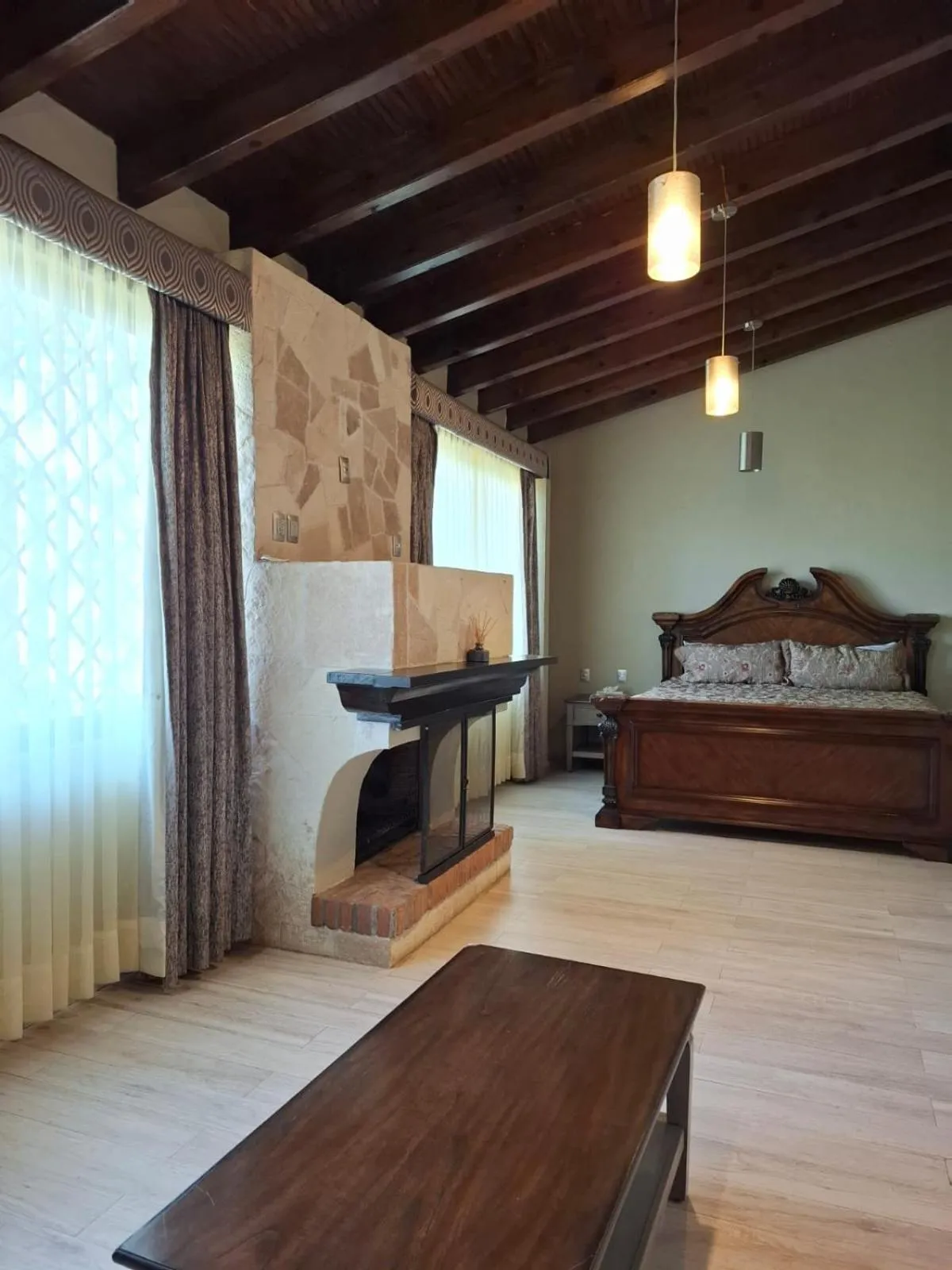 Bed in Loto Azul Resort & Spa