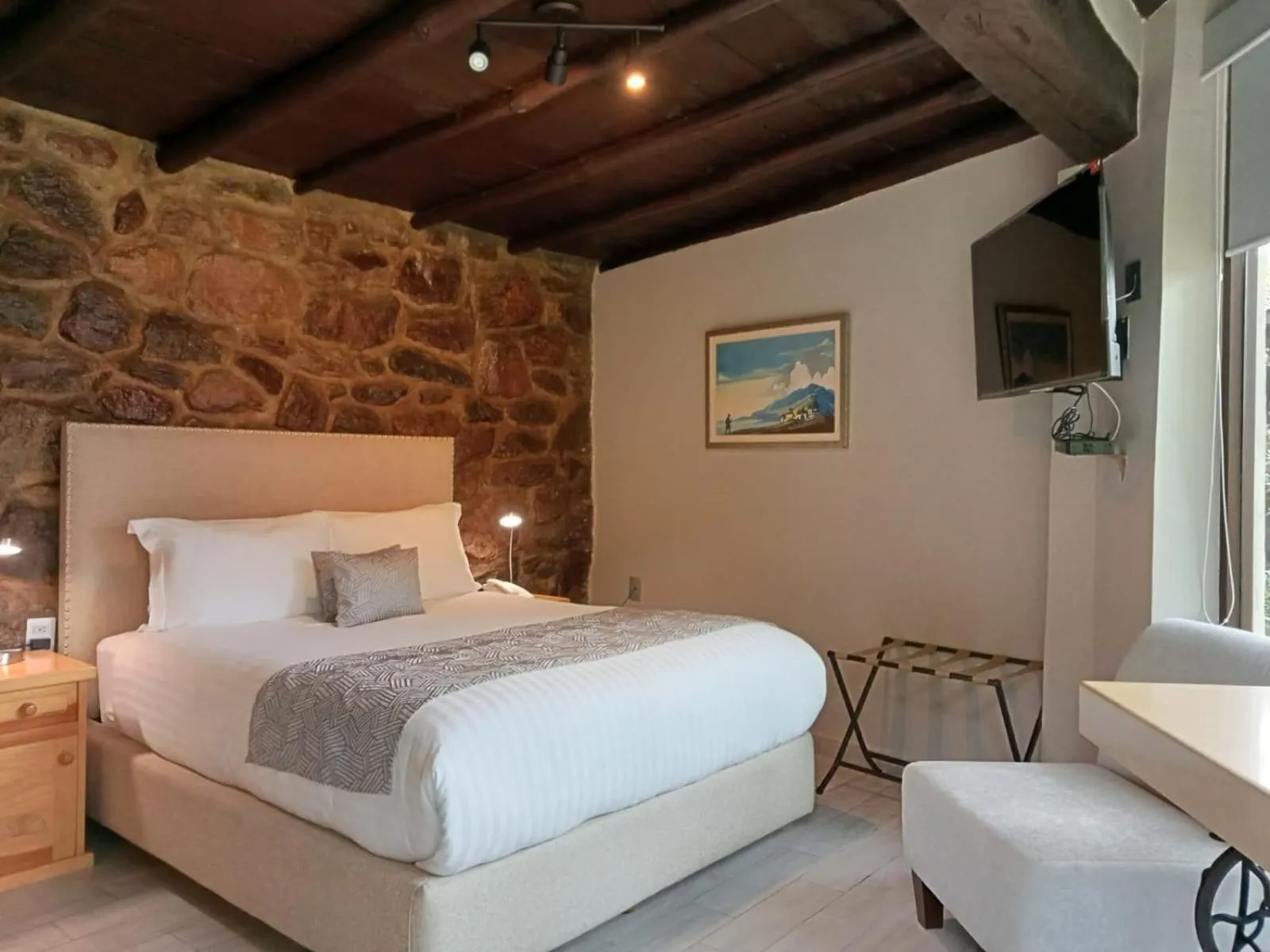 Bed in Loto Azul Resort & Spa