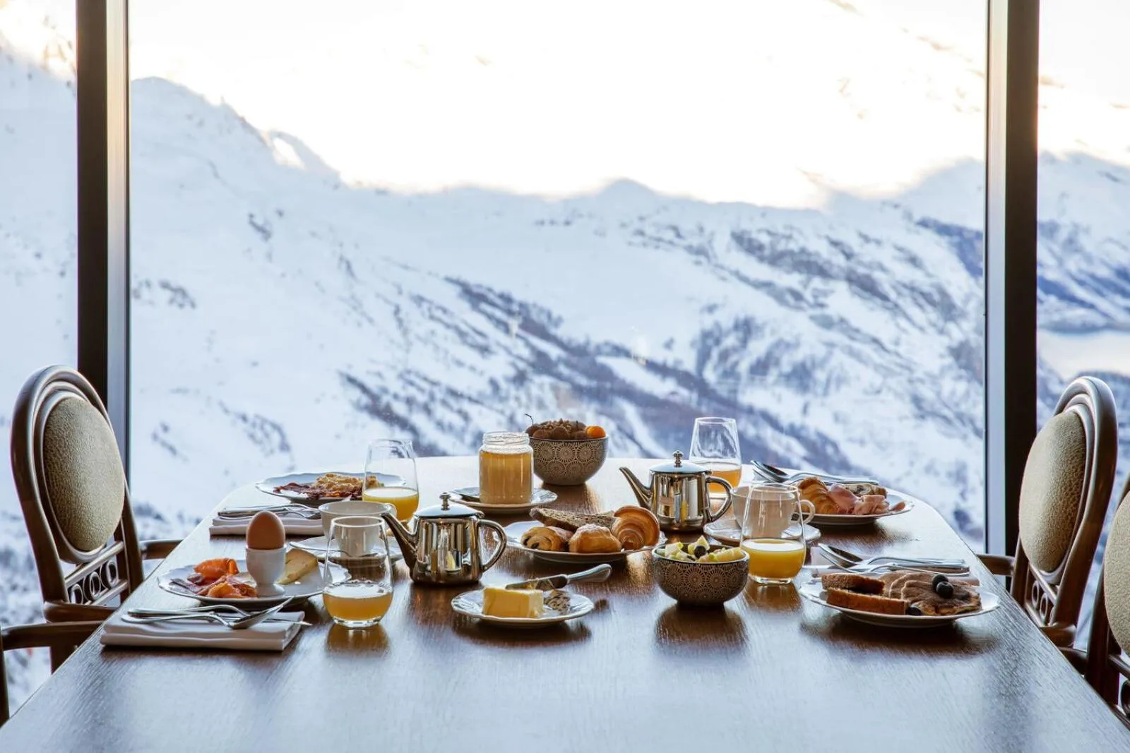 Breakfast in Le Refuge de Solaise - 2551 m Altitude