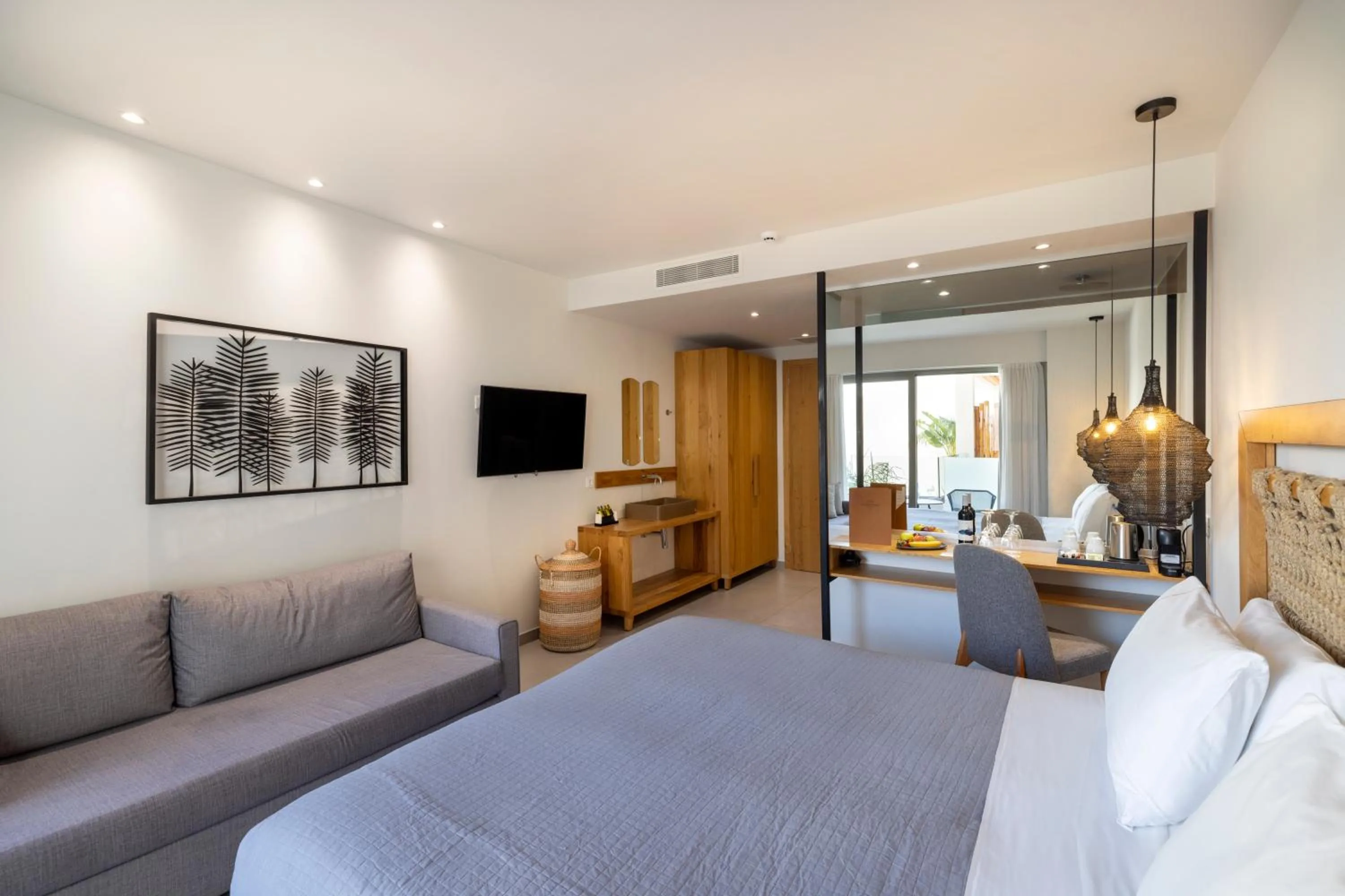 Bed in Atermono Boutique Resort & Spa