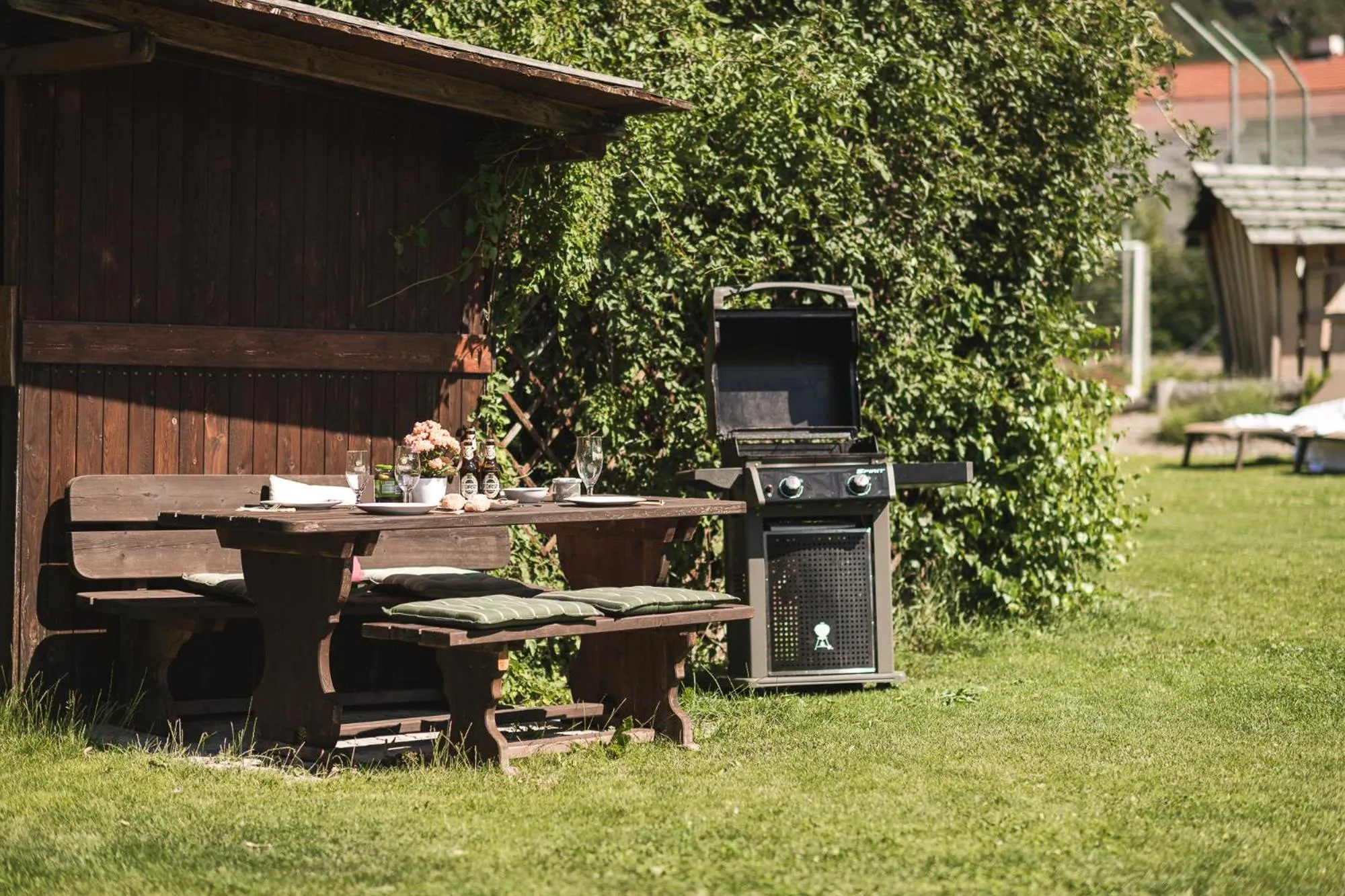BBQ facilities in Residence Montani