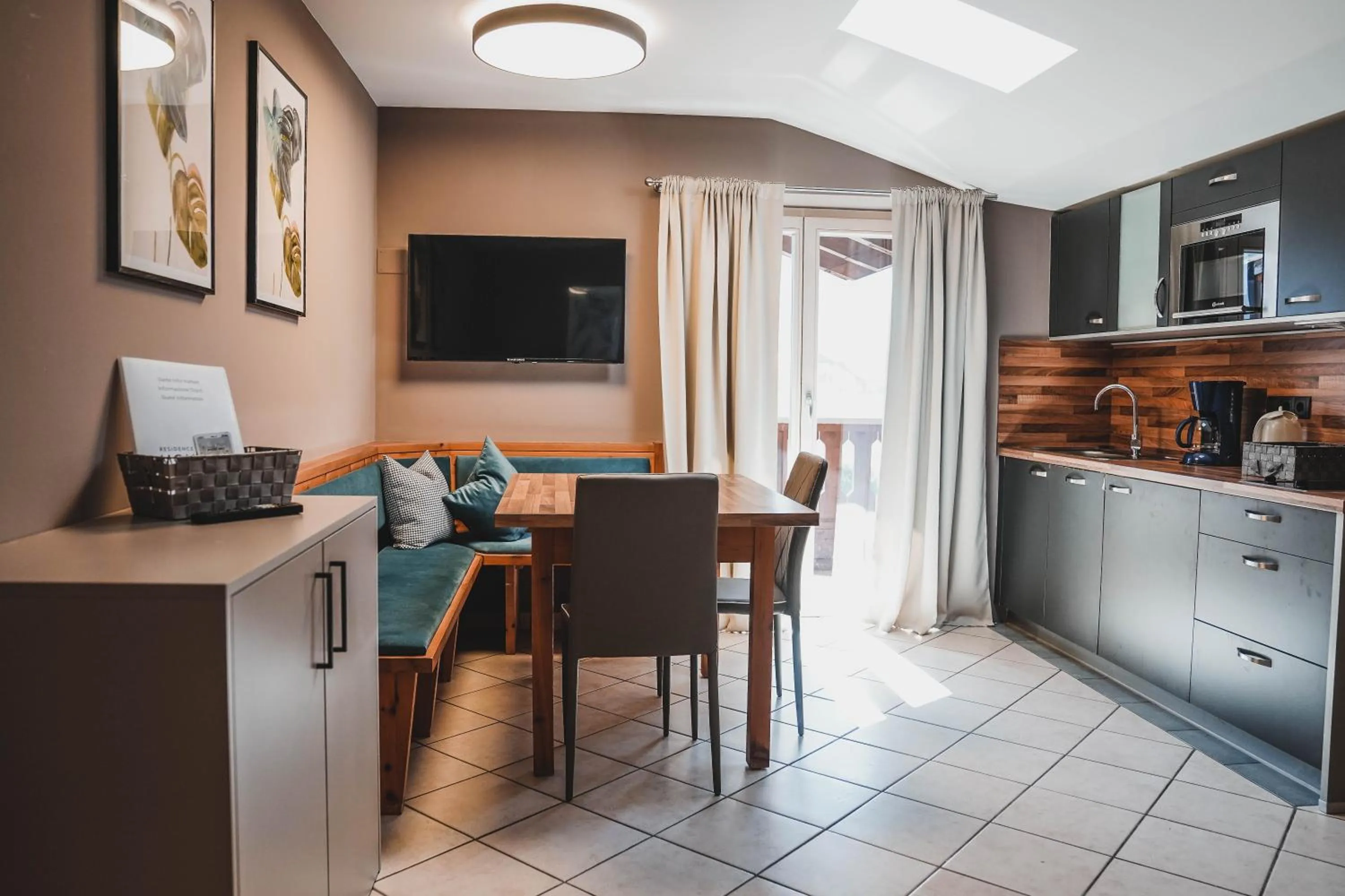 Dining area in Residence Montani