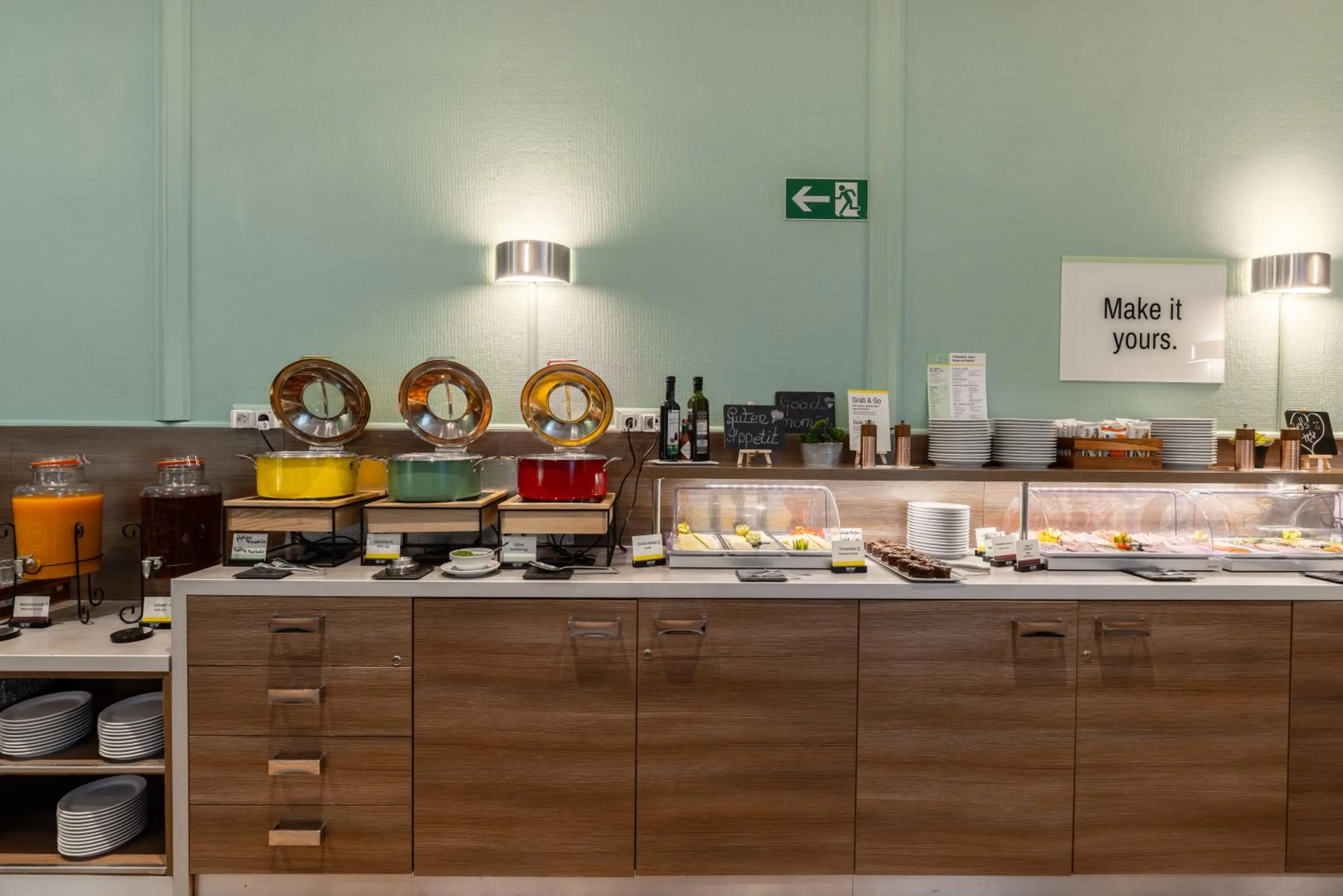Buffet breakfast in Garner Hotel Dusseldorf - Main Station by IHG