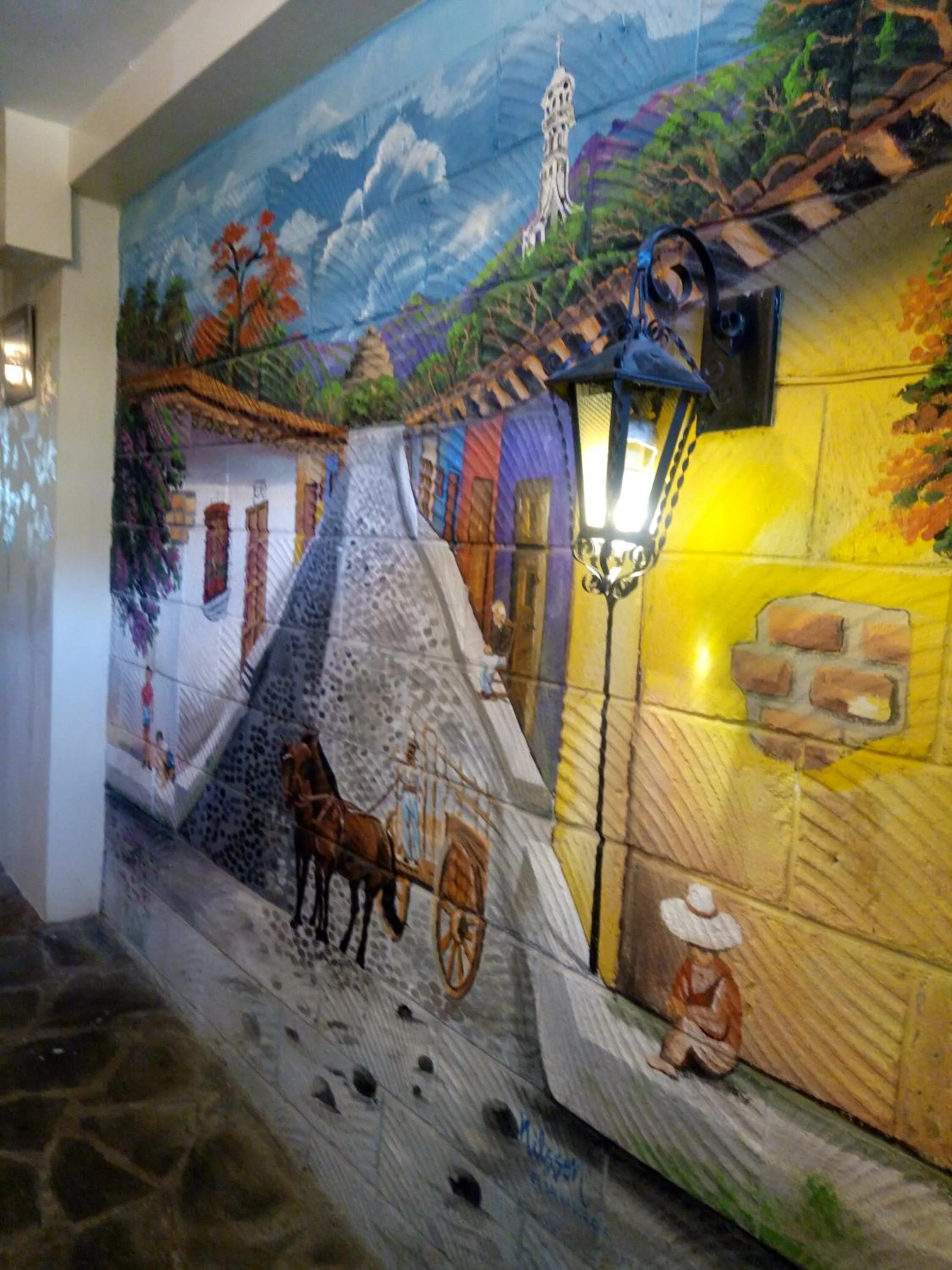 Decorative detail in Hotel Tazumal House