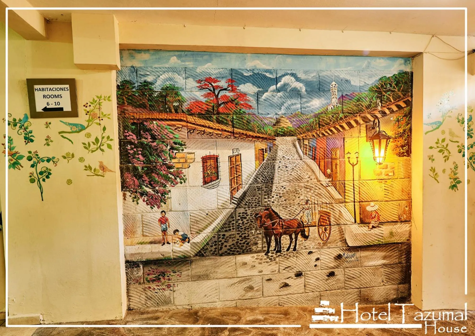 Property building in Hotel Tazumal House