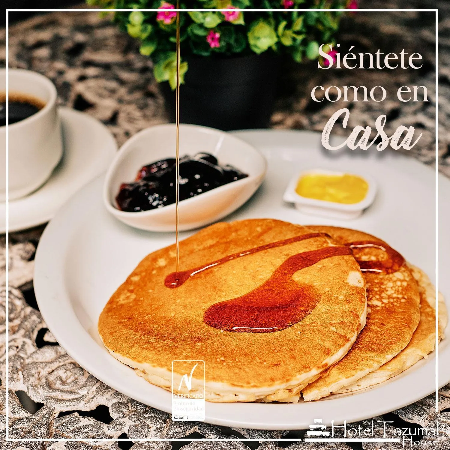 Food and drinks in Hotel Tazumal House