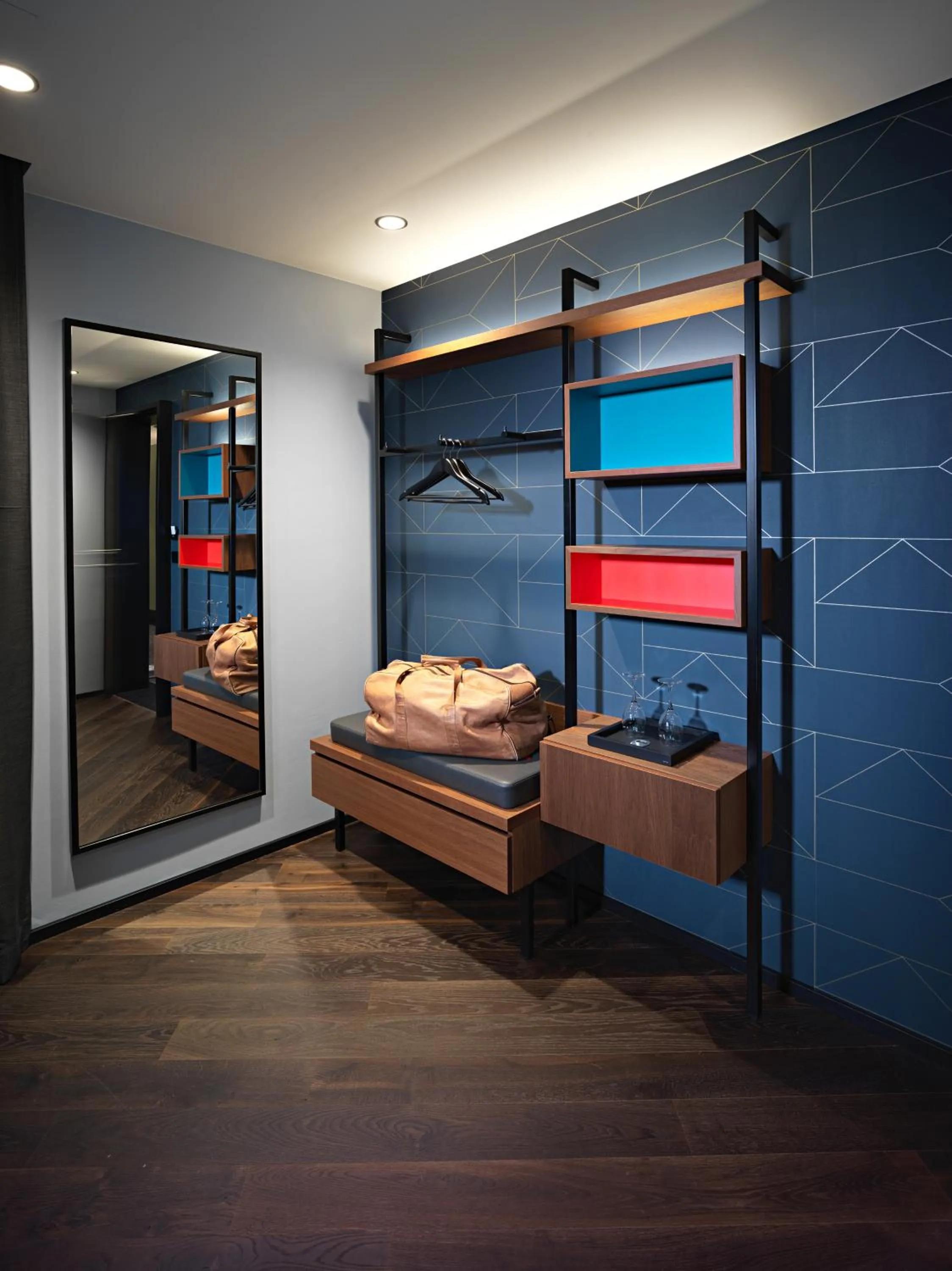 Decorative detail, Bed in Panoramahotel Waldenburg