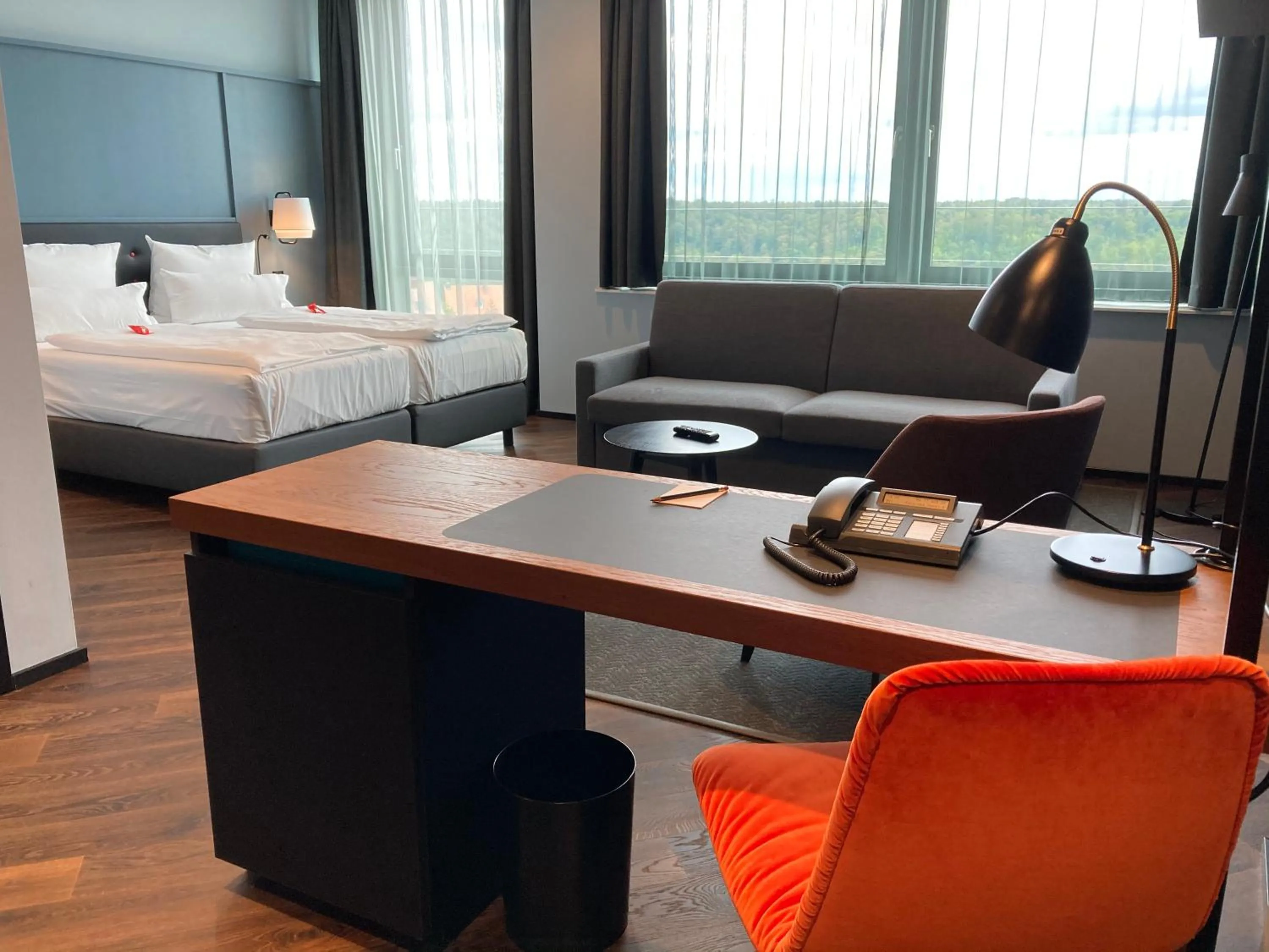 Bed in Panoramahotel Waldenburg