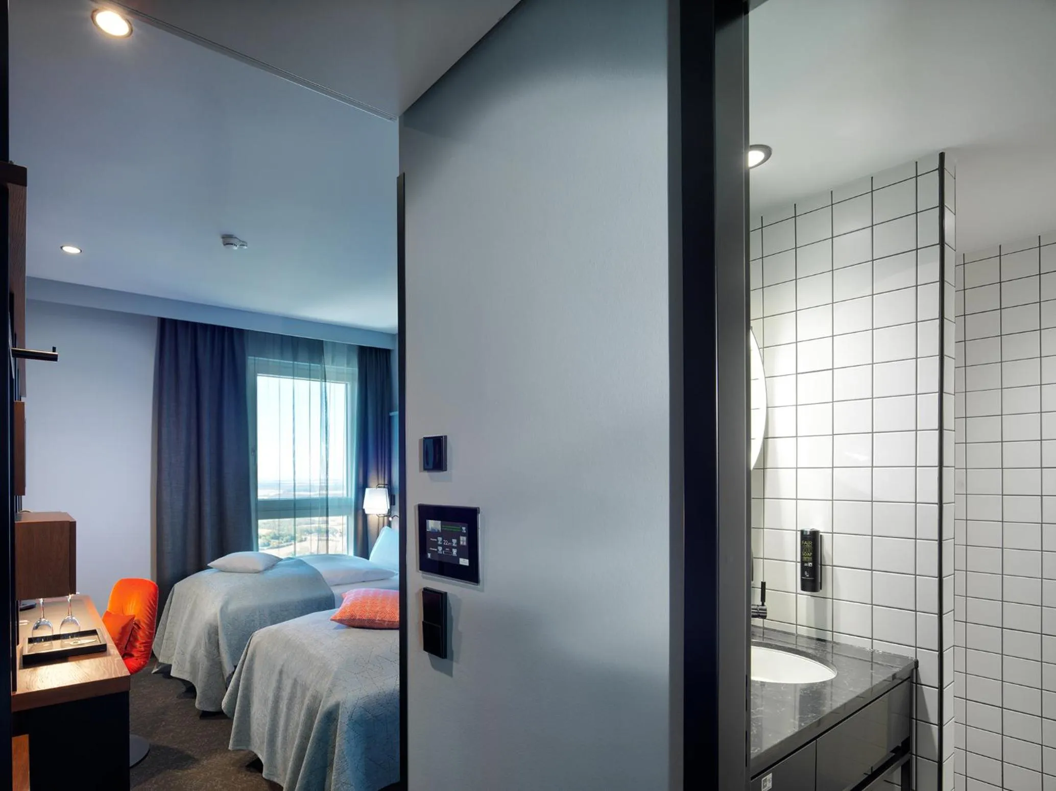 Bed in Panoramahotel Waldenburg