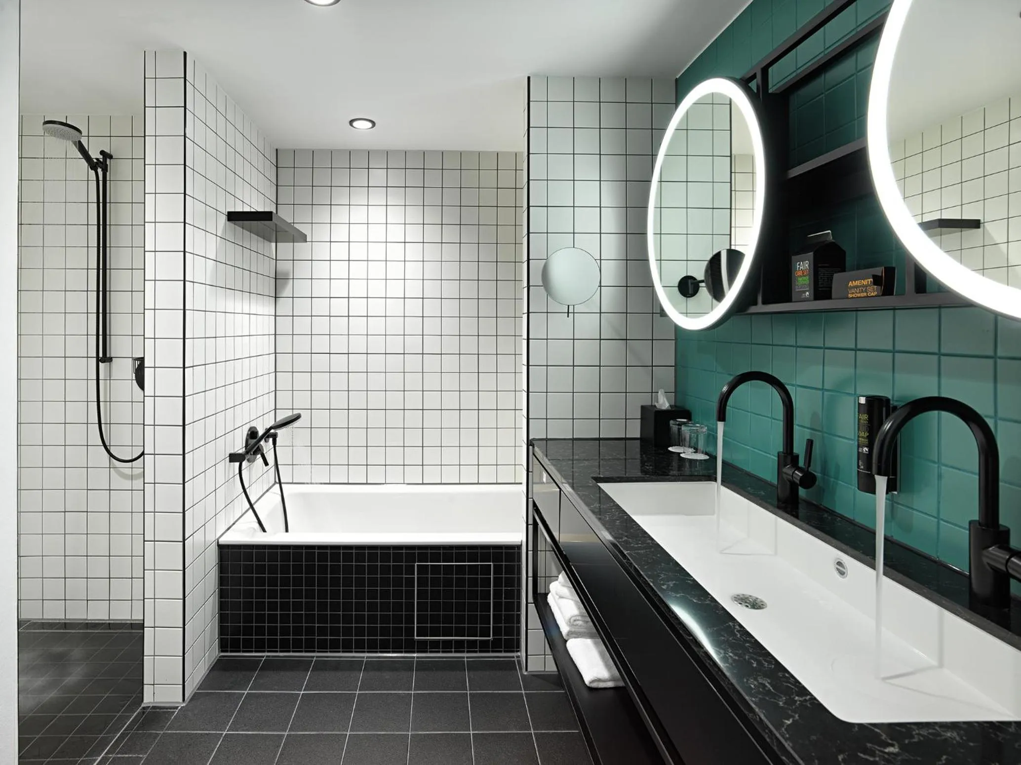 Shower in Panoramahotel Waldenburg