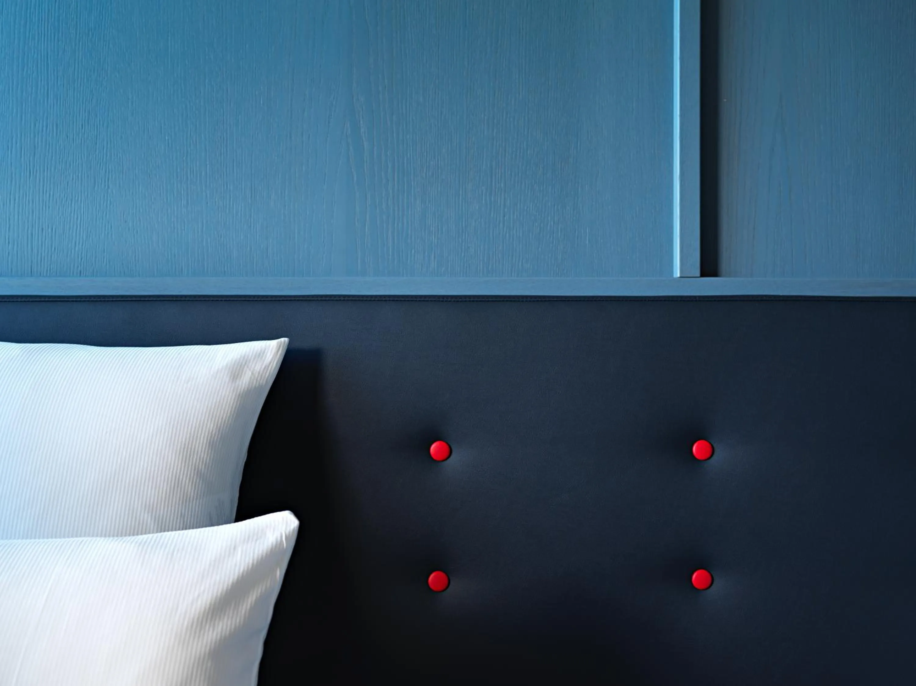 Decorative detail, Bed in Panoramahotel Waldenburg