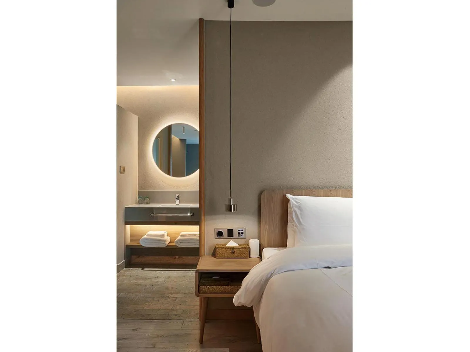 Decorative detail, Bed in EBO Hotel Hangzhou Wulin - 5 mins drive to the West Lake