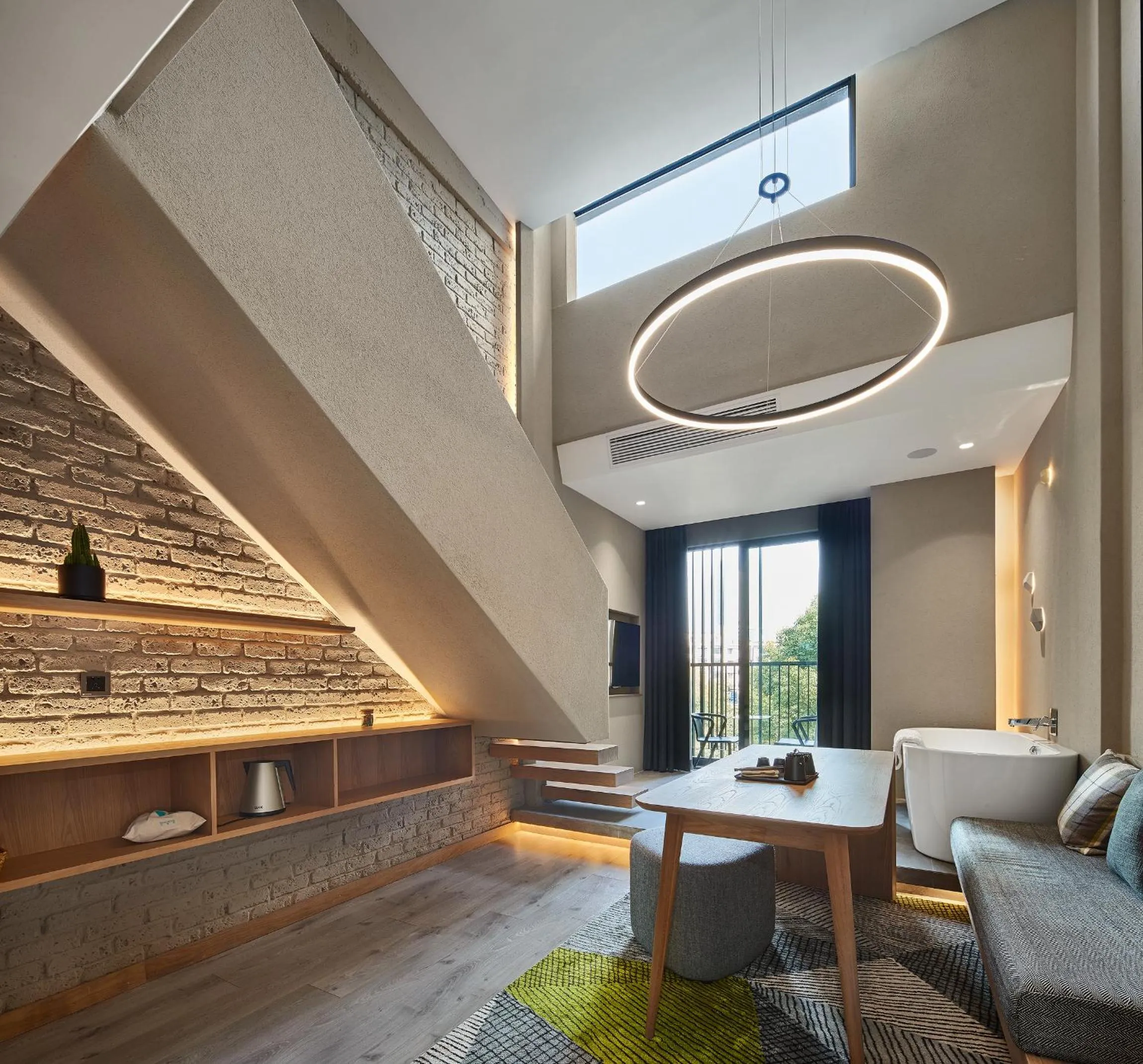 Photo of the whole room in EBO Hotel Hangzhou Wulin - 5 mins drive to the West Lake