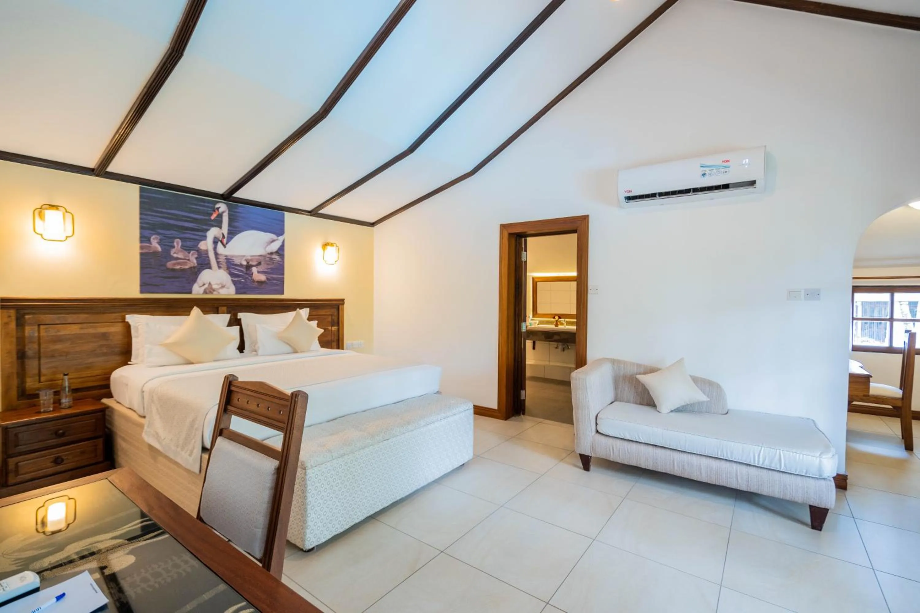 Bed in PrideInn Flamingo Beach Resort & Spa Mombasa