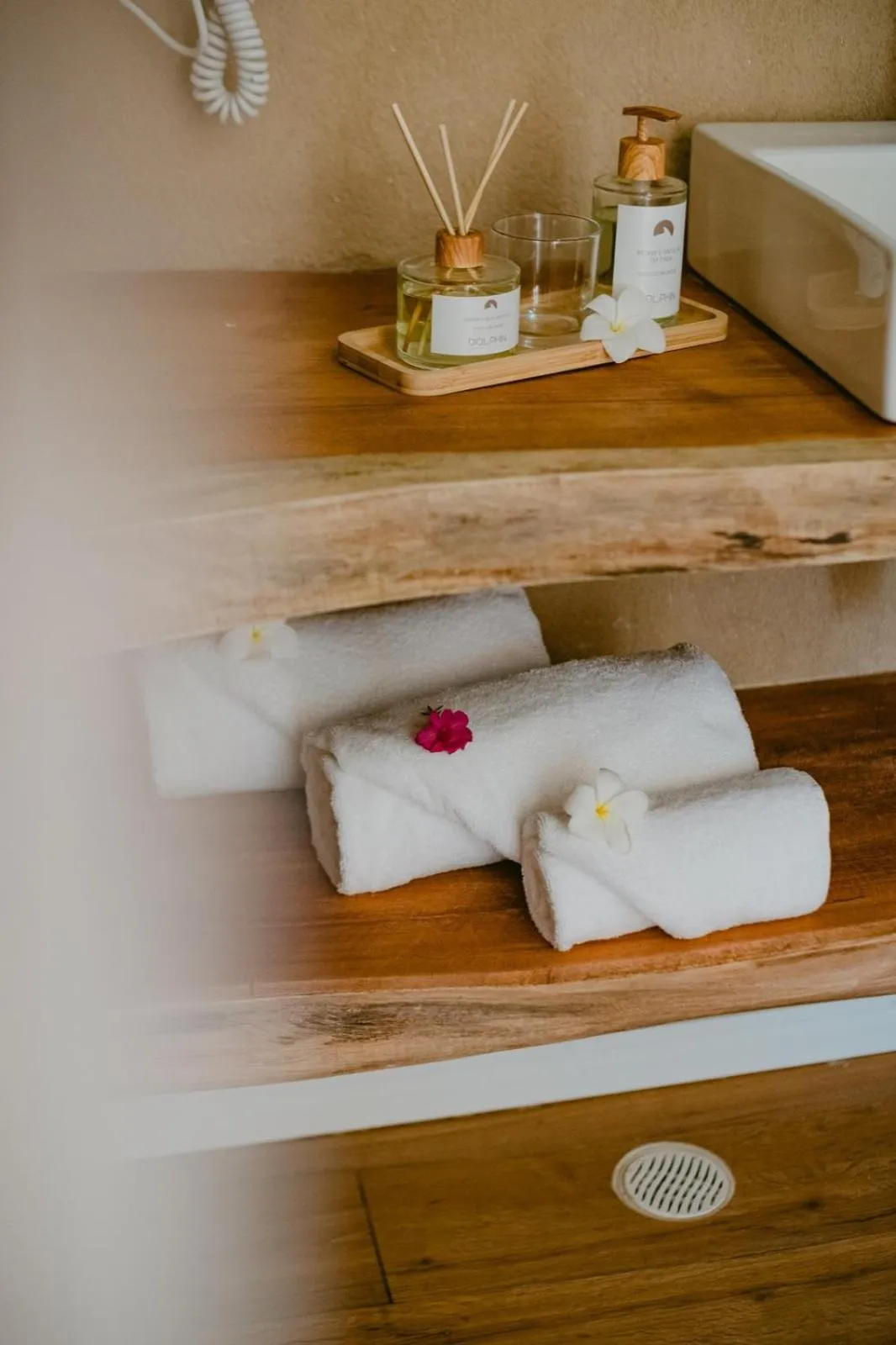 Decorative detail, Bed in Dolphin Hotel