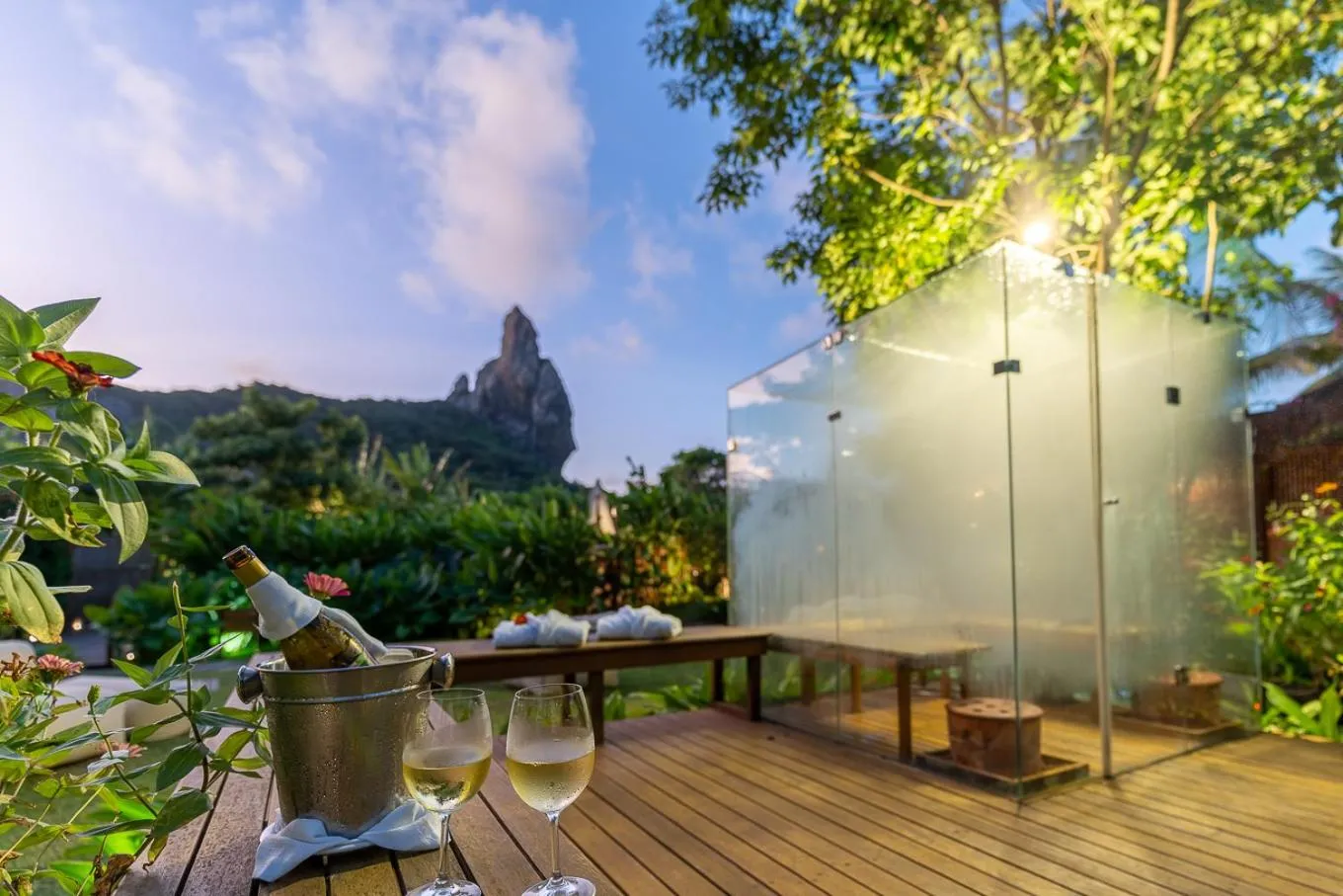 Steam room in Dolphin Hotel