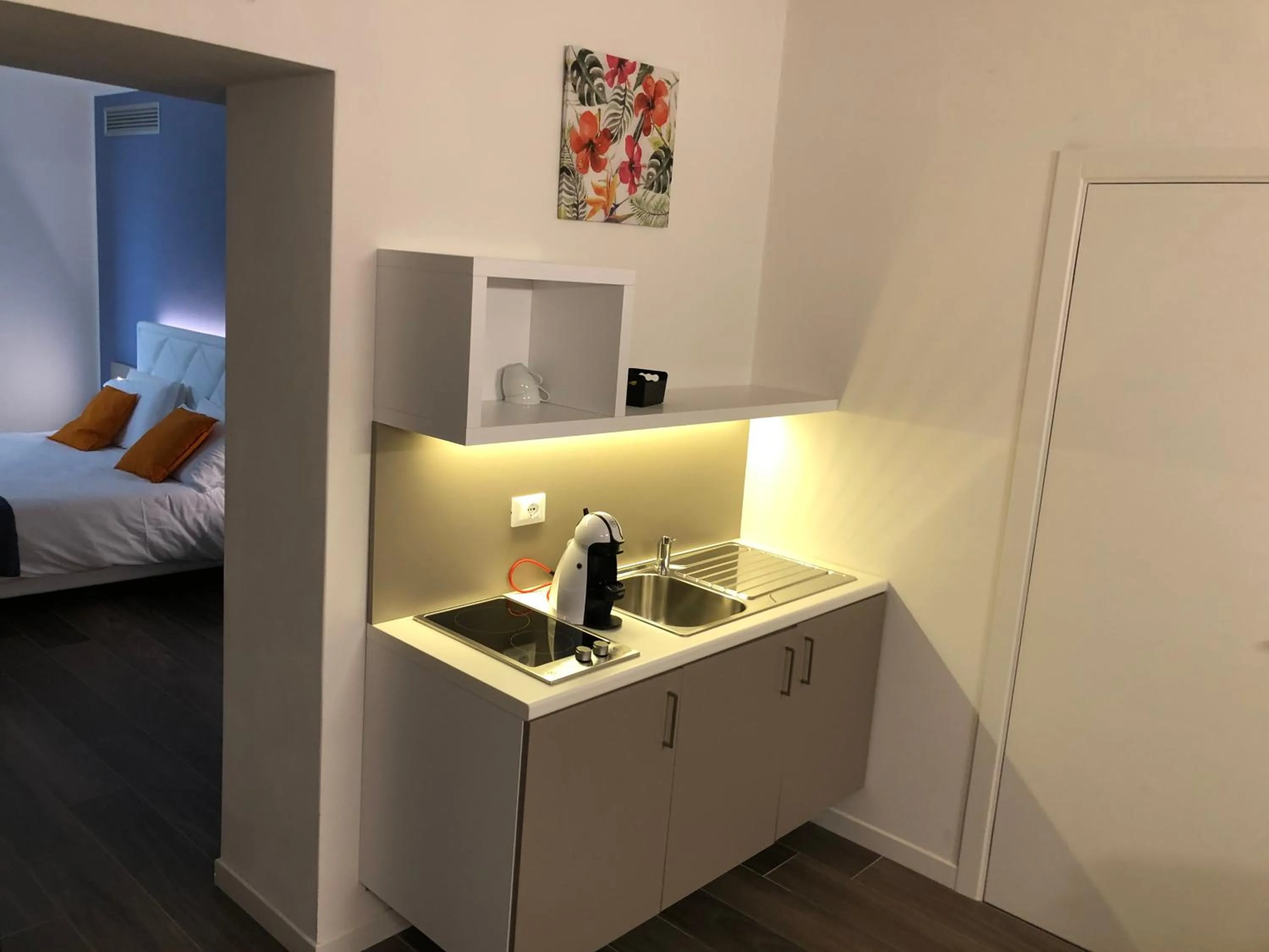 Kitchen or kitchenette in B&B Alma Garda Lake