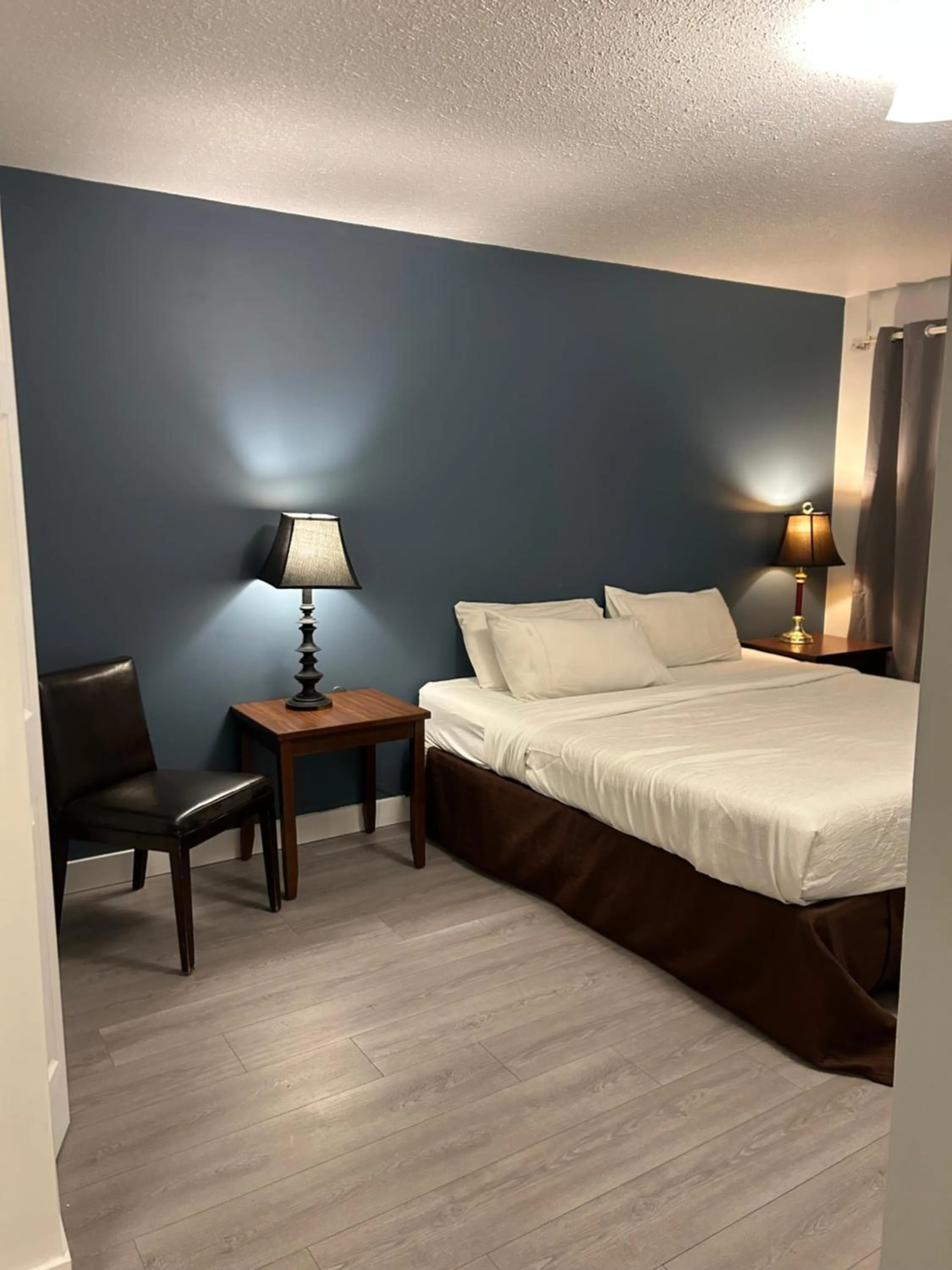 Bed in Rimbey Motor Inn