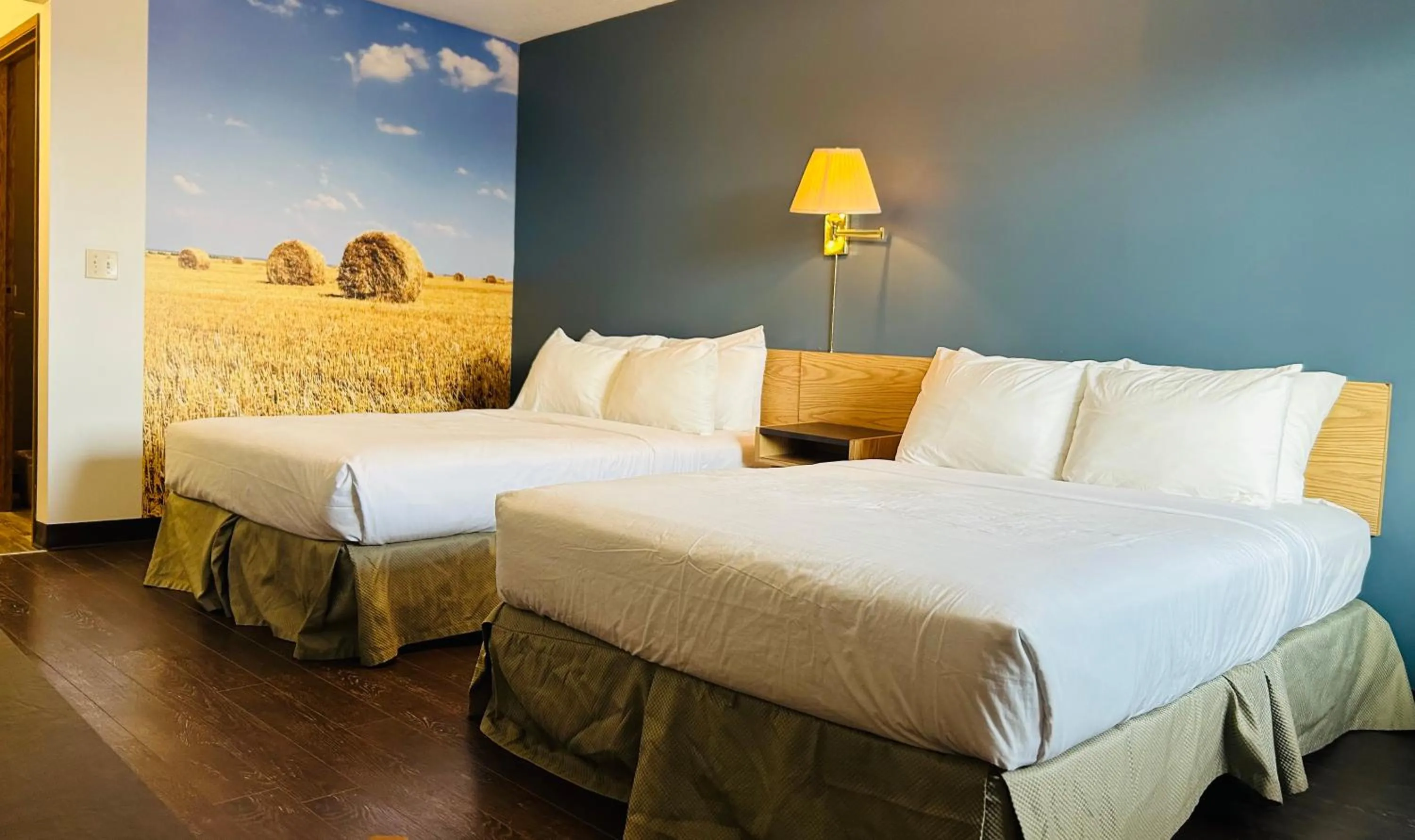 Bed in Rimbey Motor Inn