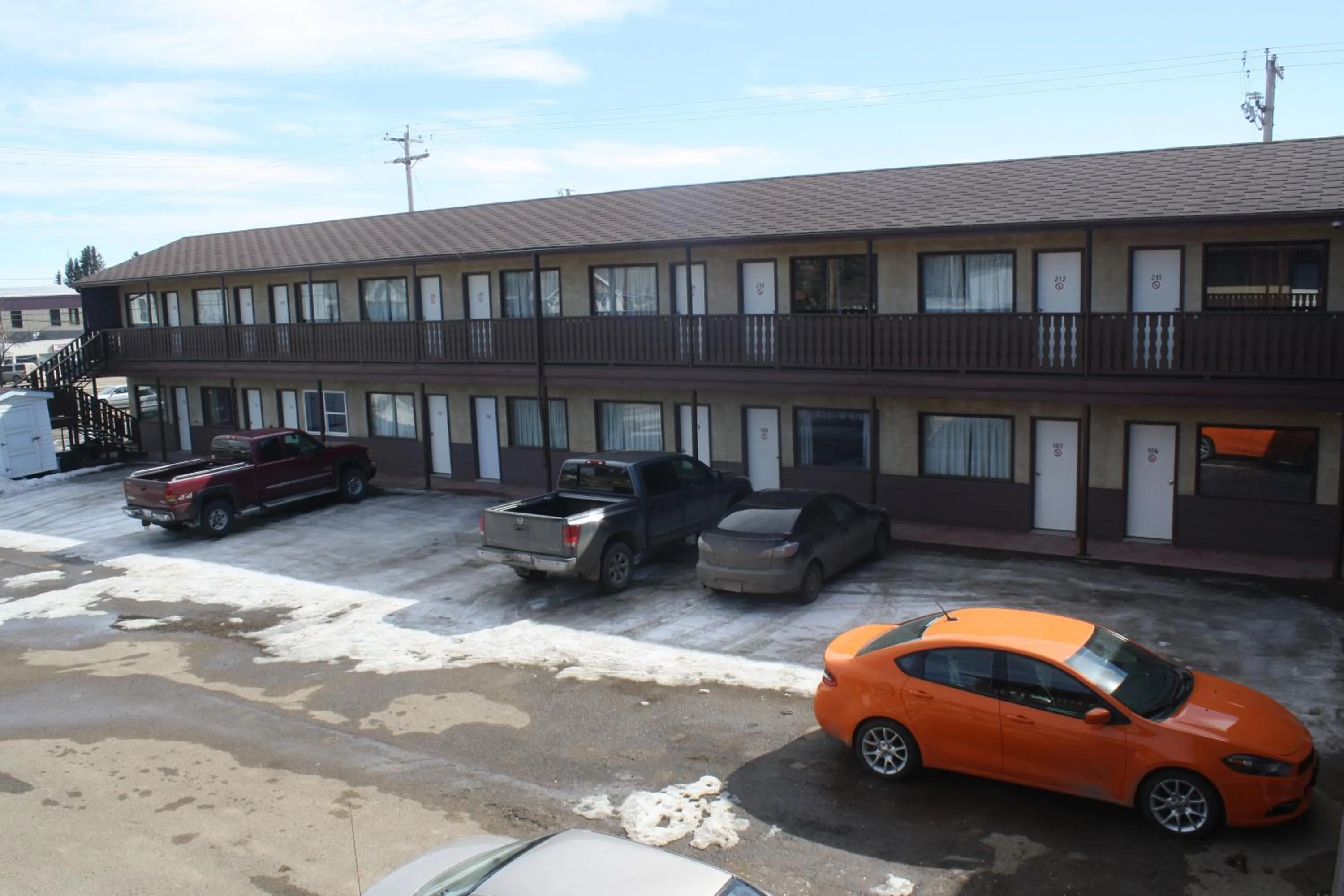 Property building in Rimbey Motor Inn