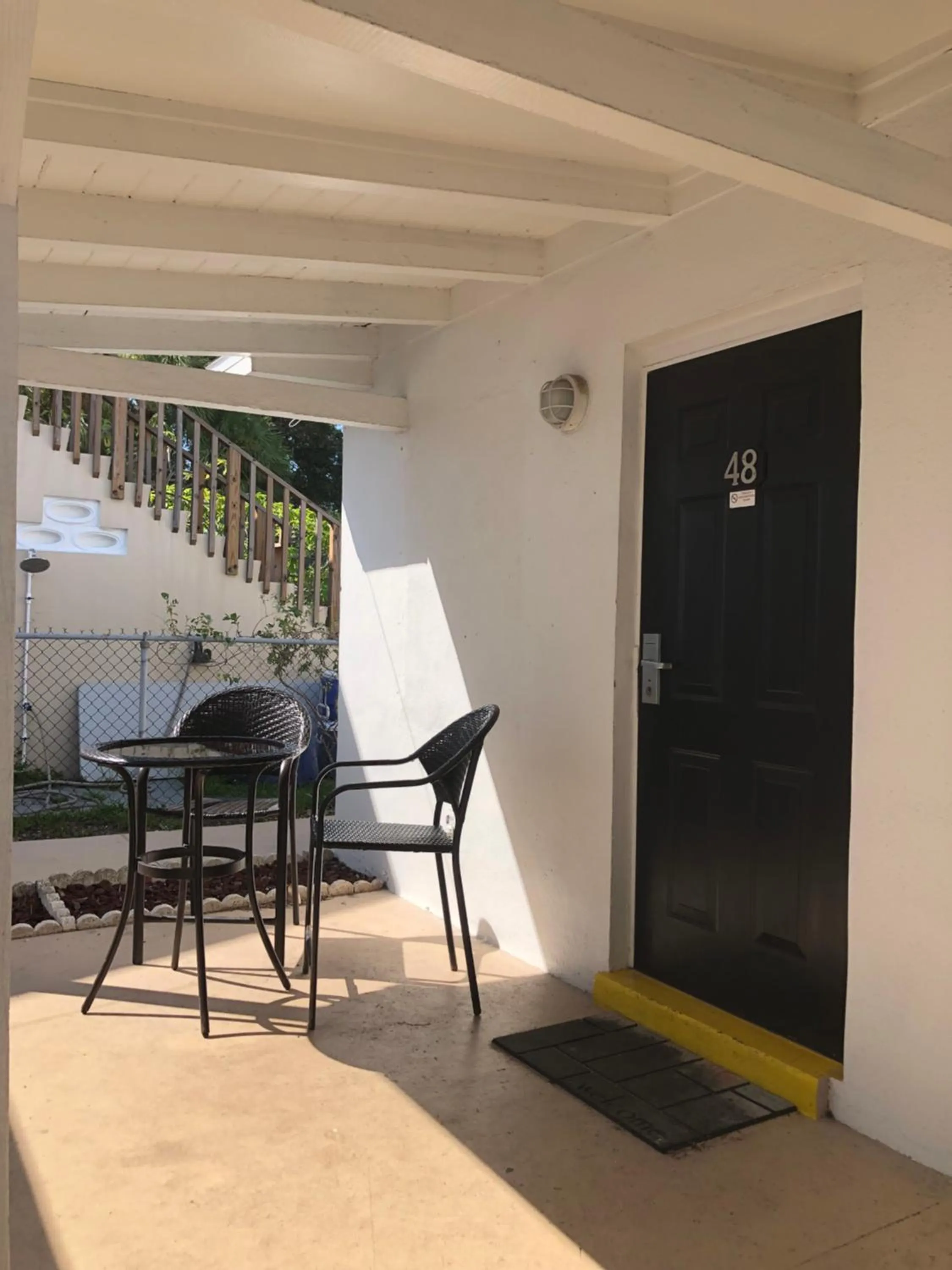 Patio in Holiday Isles Resort