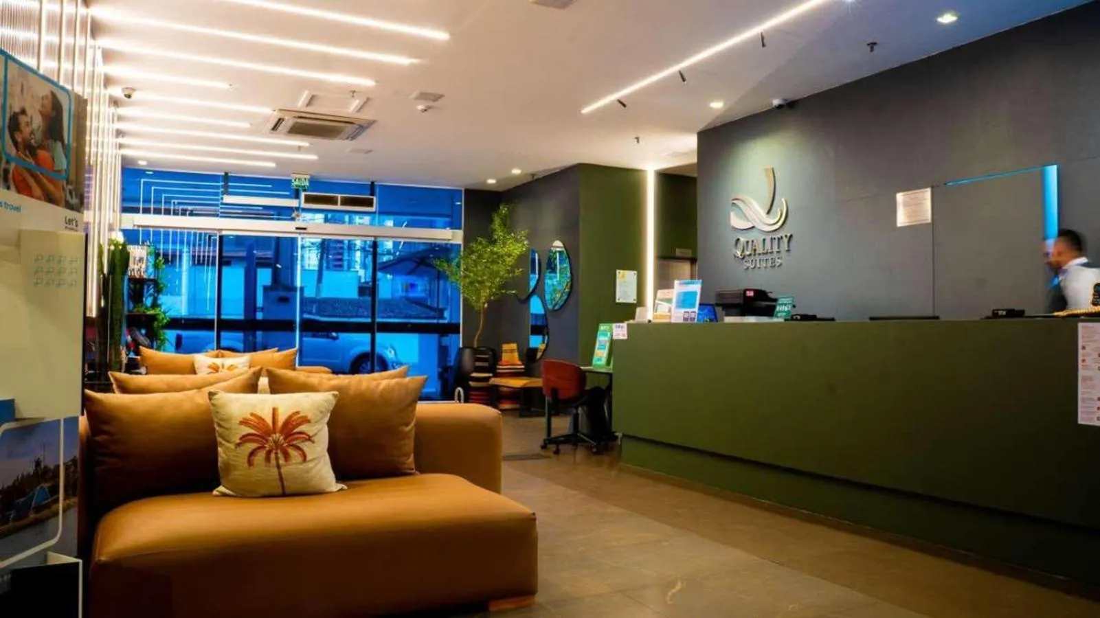 Lobby or reception in Quality Suítes João Pessoa