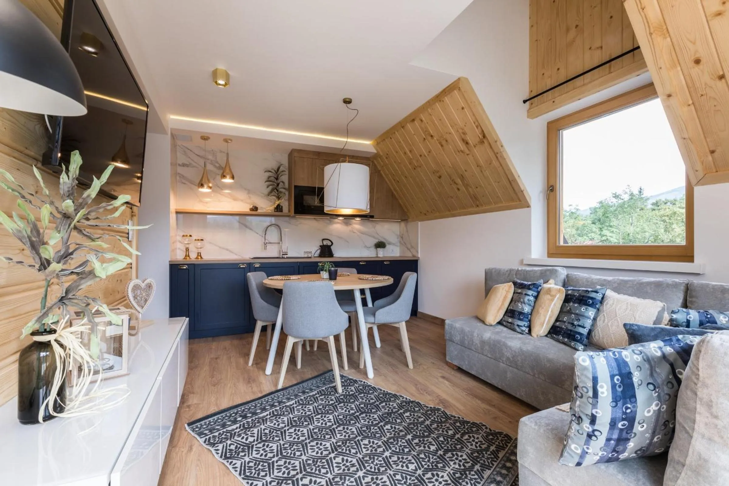 Living room in Rezydencja Sobiczkowa Apartamenty