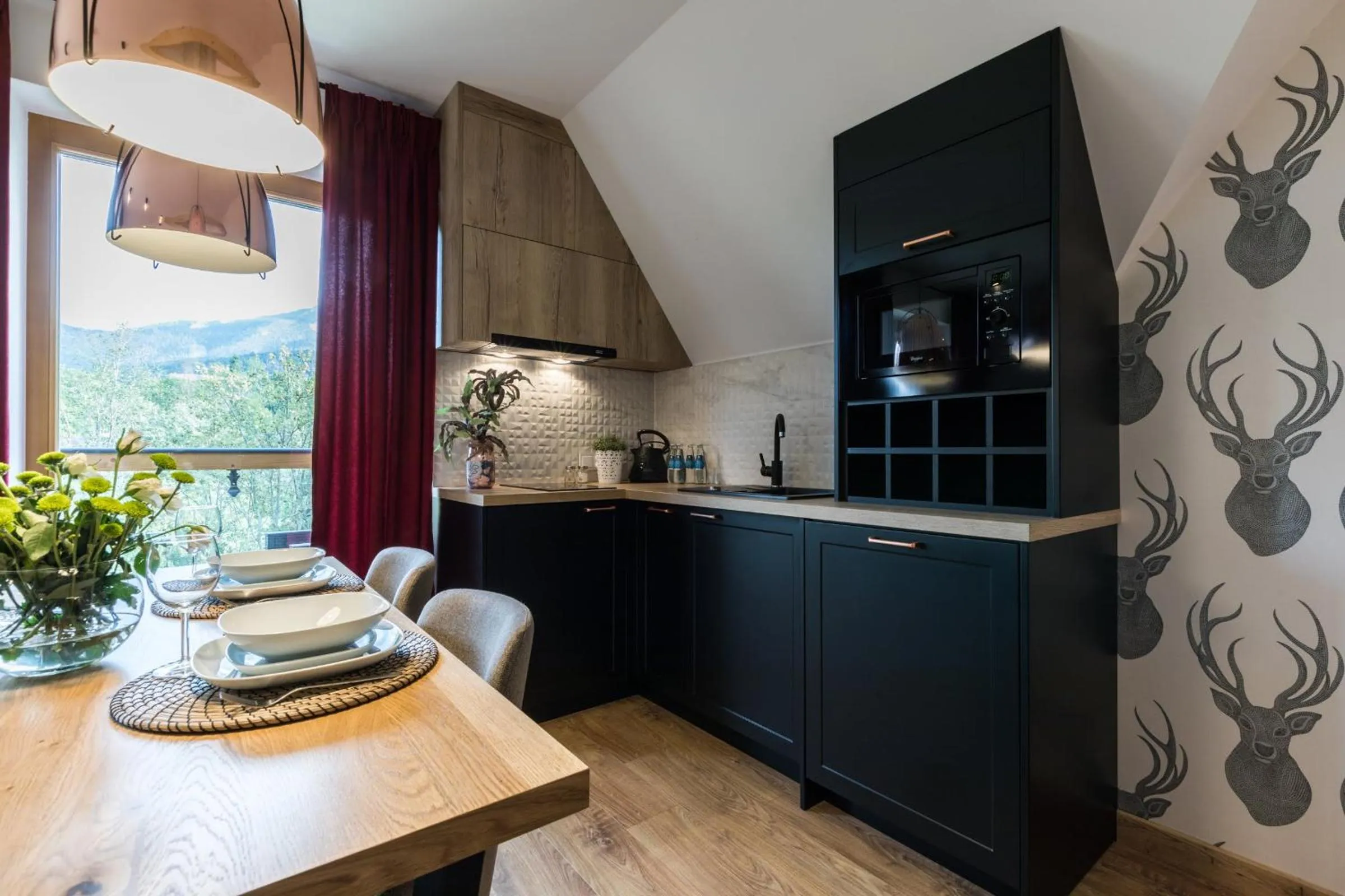 Kitchen or kitchenette in Rezydencja Sobiczkowa Apartamenty