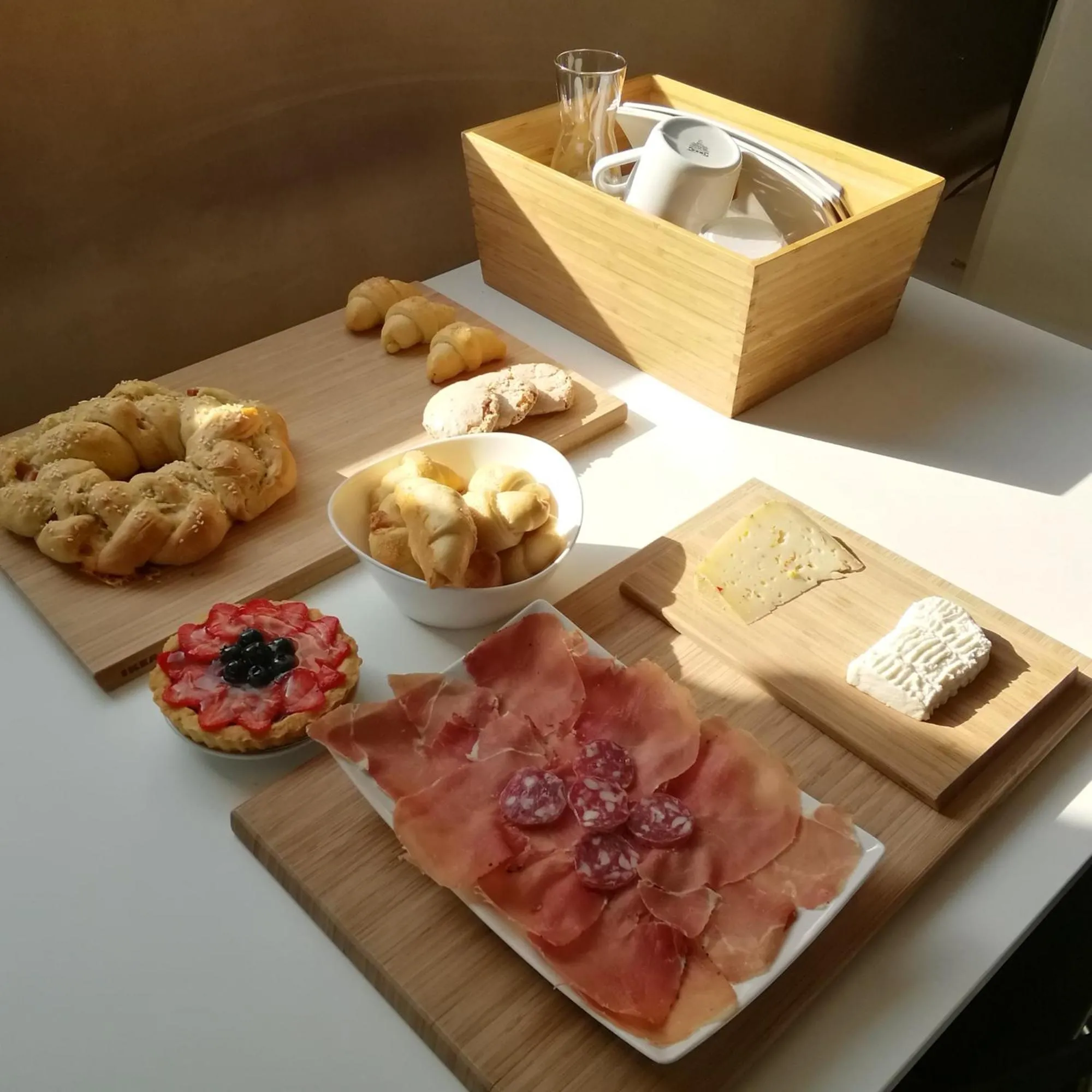 Food and drinks in B&B éve