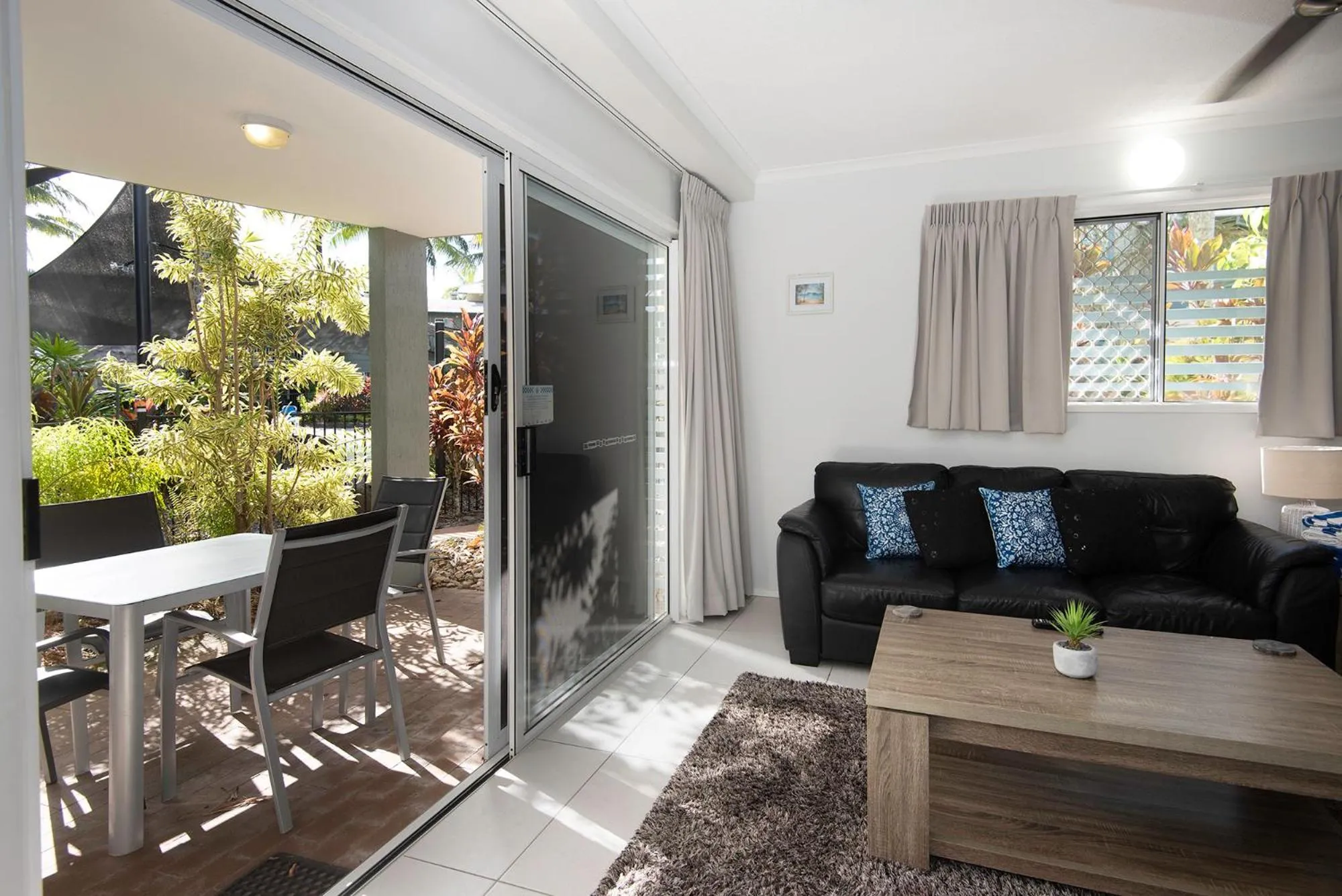 Patio in Marlin Cove Holiday Resort