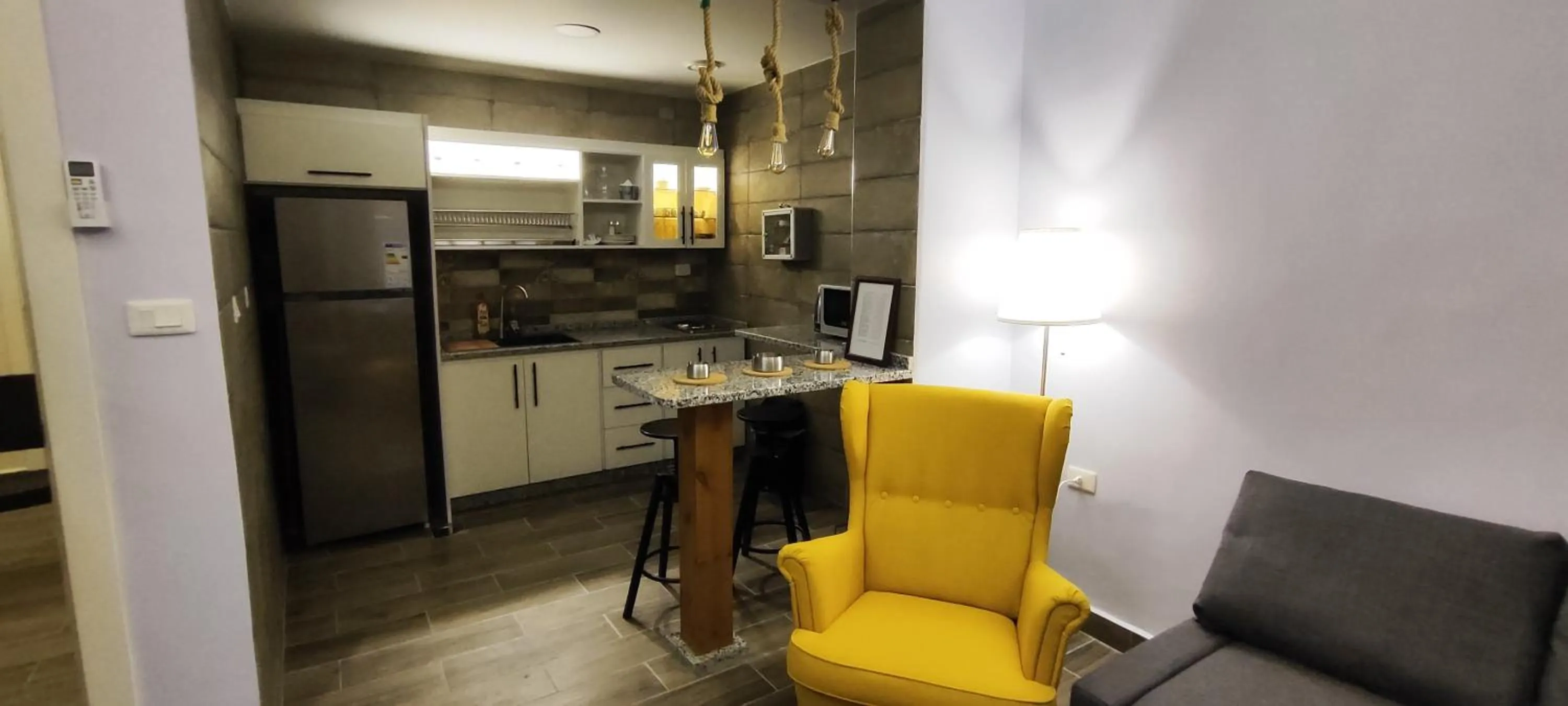 Kitchen or kitchenette in The Boutique Hotel Amman