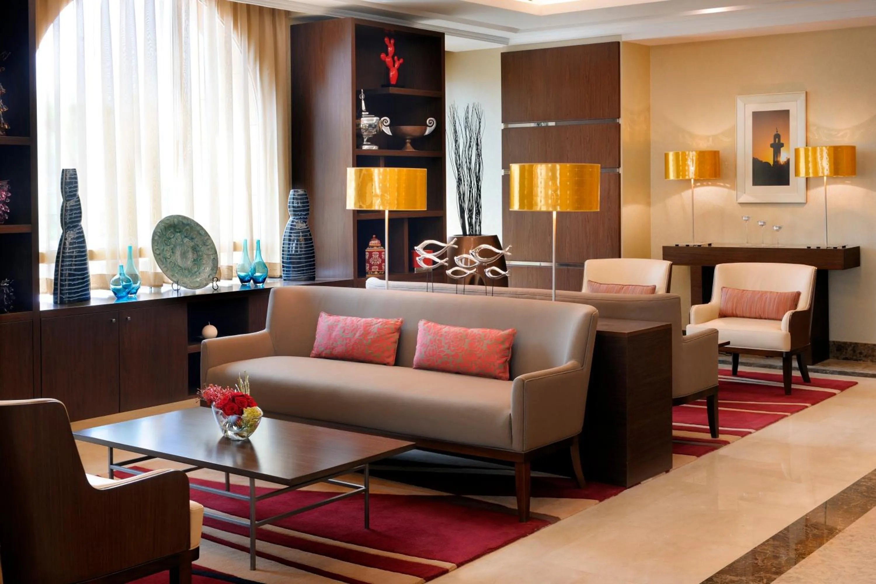 Lounge or bar in Marriott Executive Apartments Riyadh, Convention Center