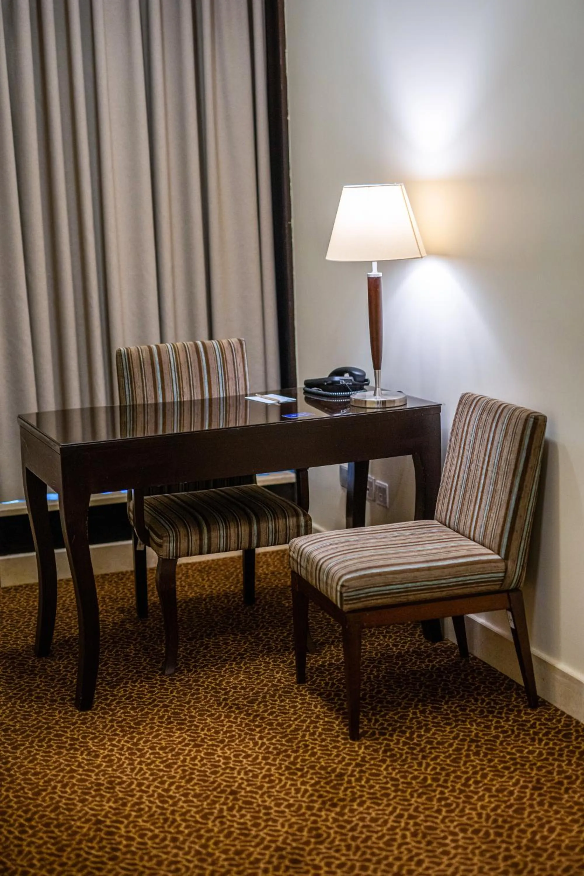 Seating area in Ayass Hotel