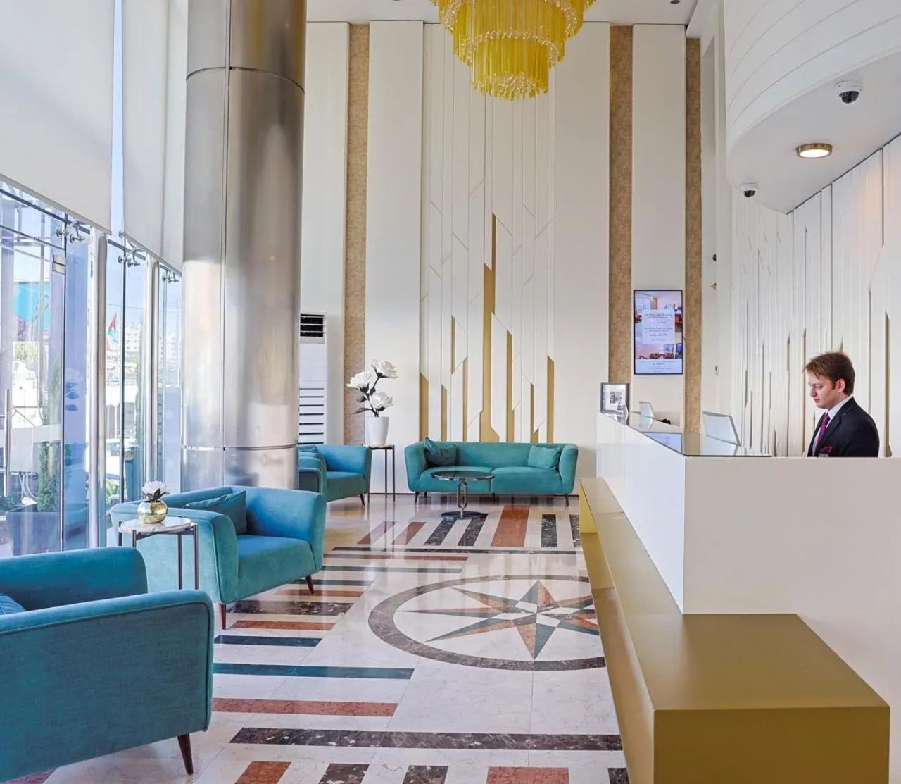 Lobby or reception in Ayass Hotel