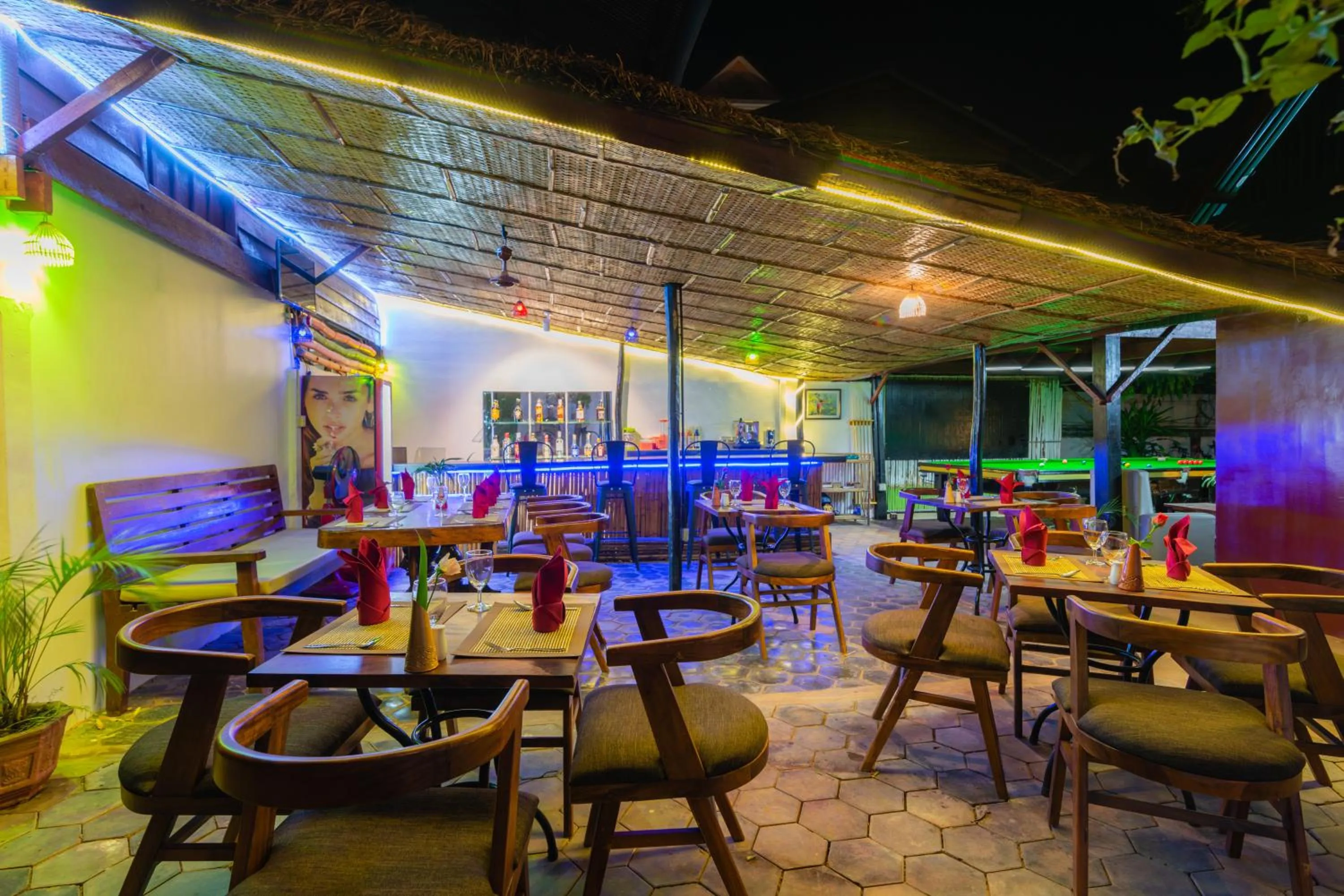 Restaurant/places to eat in Five Rose Siem Reap Hostel