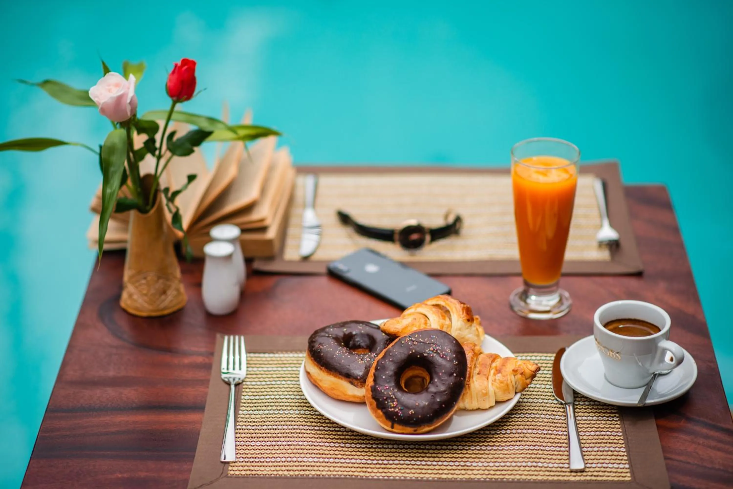 Breakfast in Five Rose Siem Reap Hostel