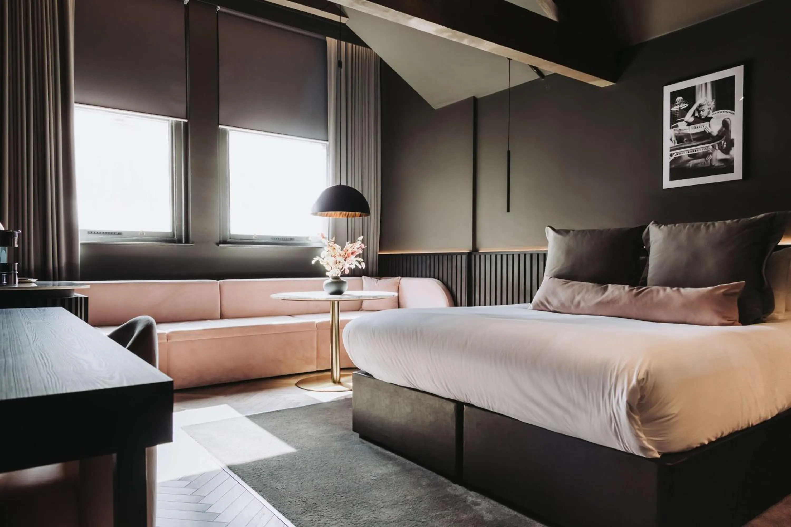 Photo of the whole room, Bed in Velvet Hotel Manchester, WorldHotels Crafted