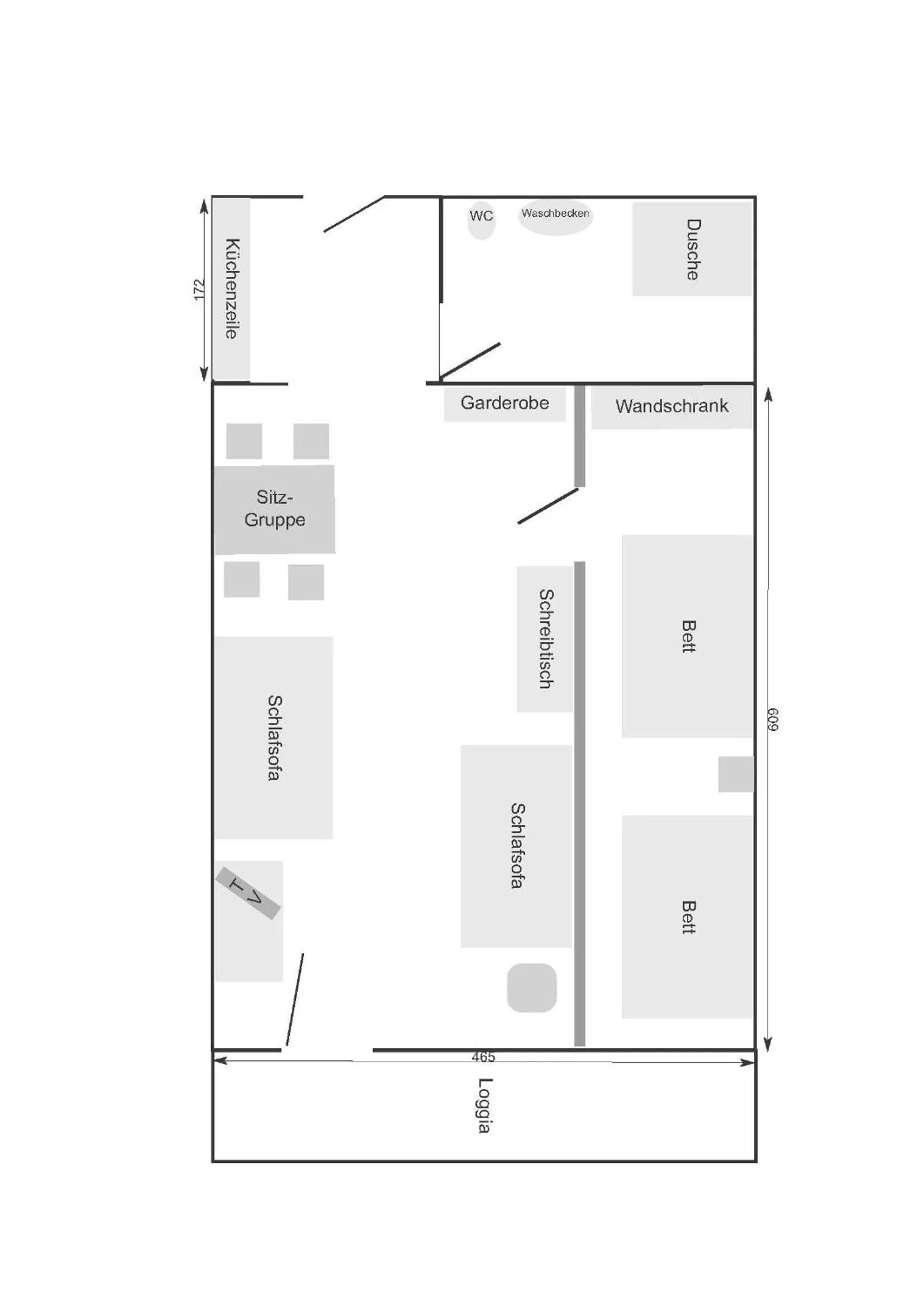 Ferienappartement E228 für 2-4 Personen an der Ostsee